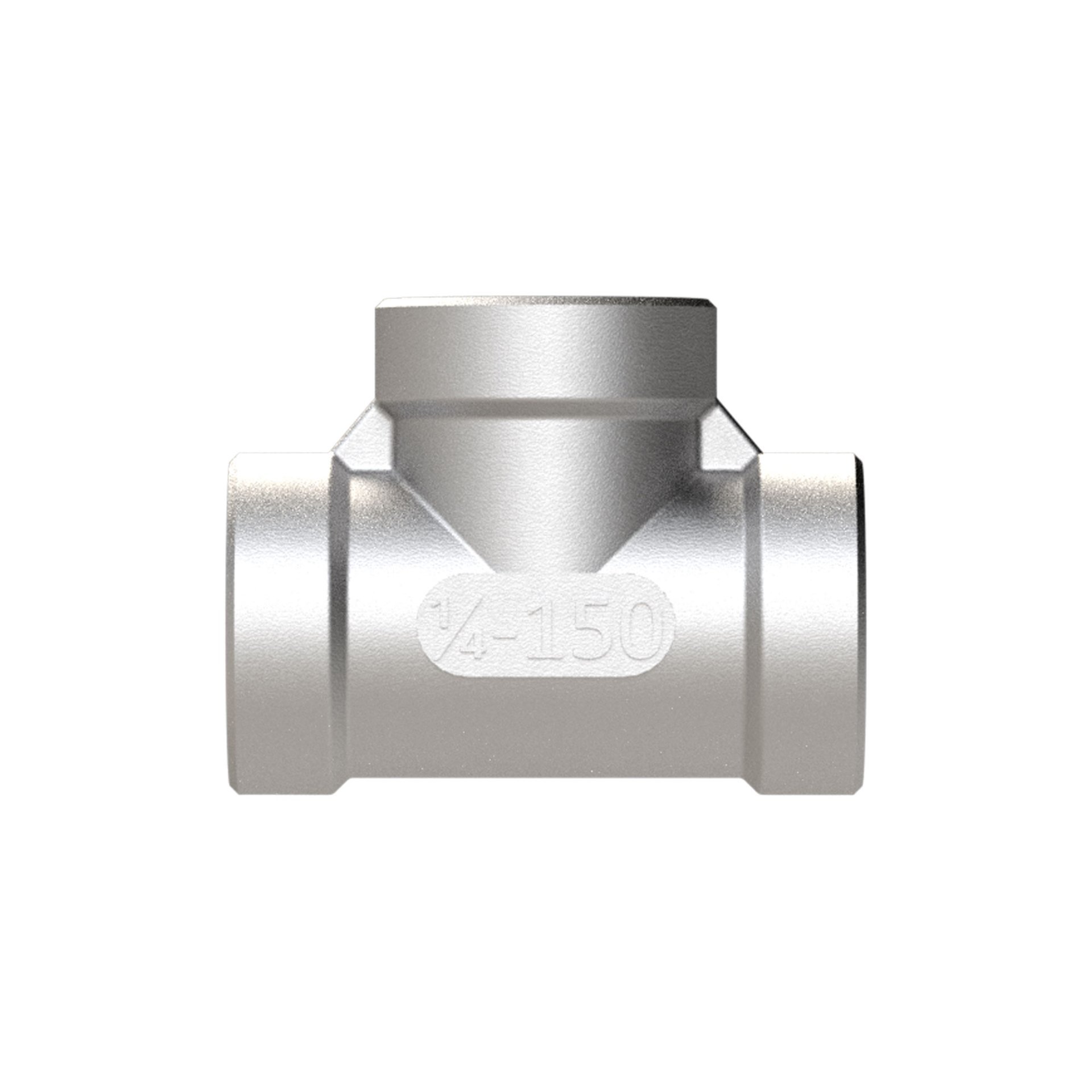 RIEGLER T-Verteiler, 3 x innen, Rp 3/8, Edelstahl 1.4408 Produktbild img4 L