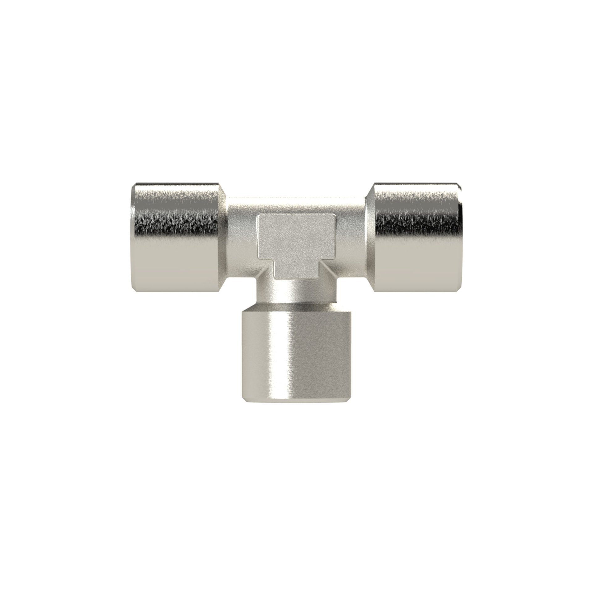 RIEGLER T-Stück, innen/innen/innen, G 1, SW 30, Messing vernickelt Produktbild img4 L