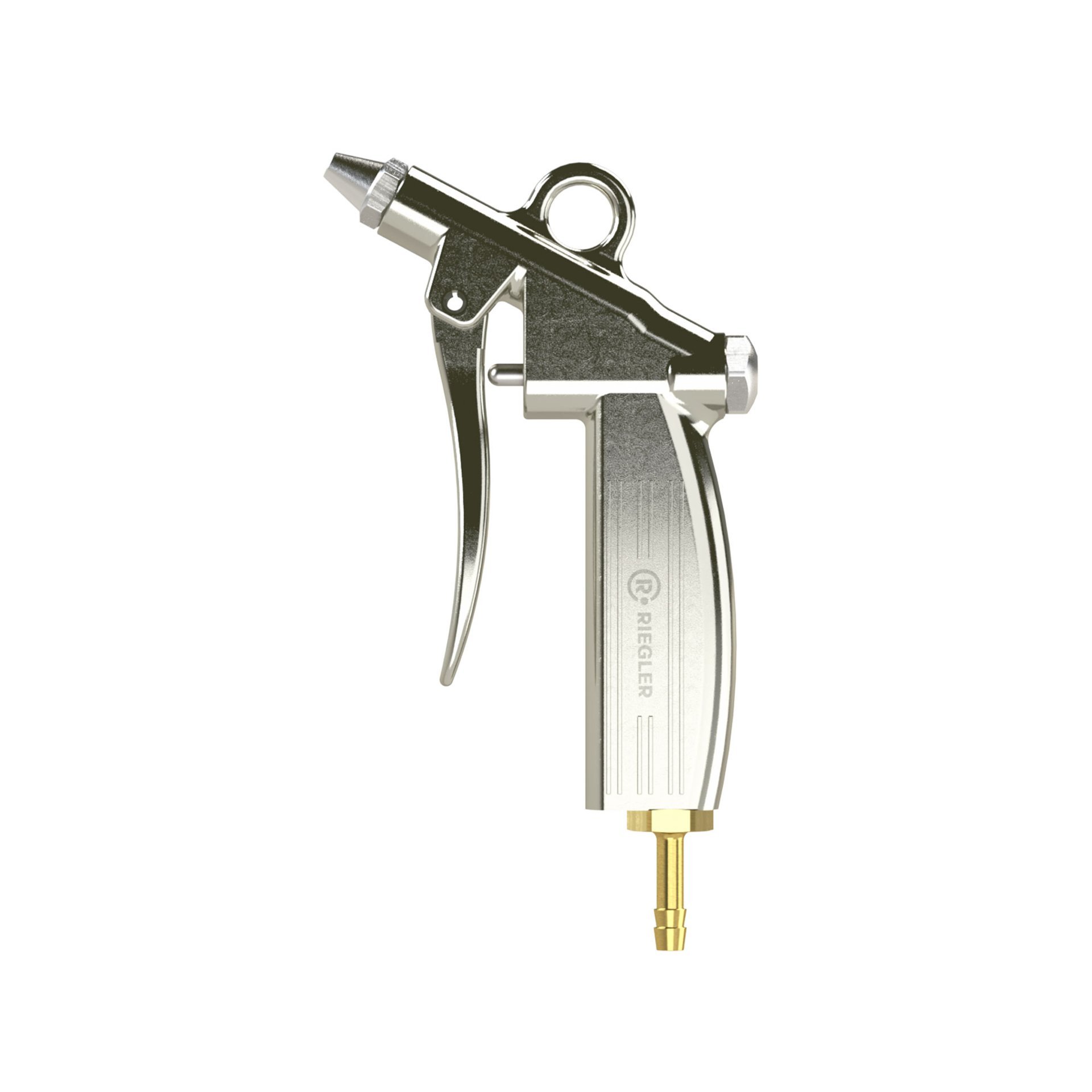RIEGLER Blaspistole, Standarddüse, Alu-Druckguss vernickelt , Nippel NW 7,2-7,8 Produktbild img4 L