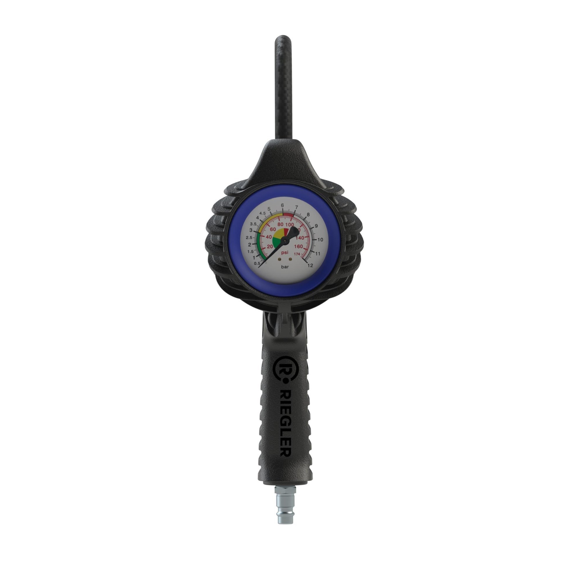 RIEGLER Standard-Handreifenfüllmesser MS, Mano Ø 63 mm, ungeeicht, 0-12 bar Produktbild img4 L