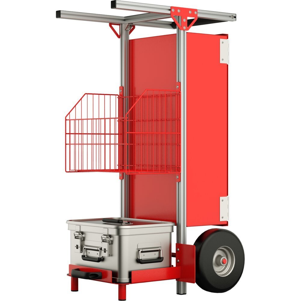 SafeCaddy® "Mobile Brandmeldeanlage" ohne Beladung Produktbild img1 L