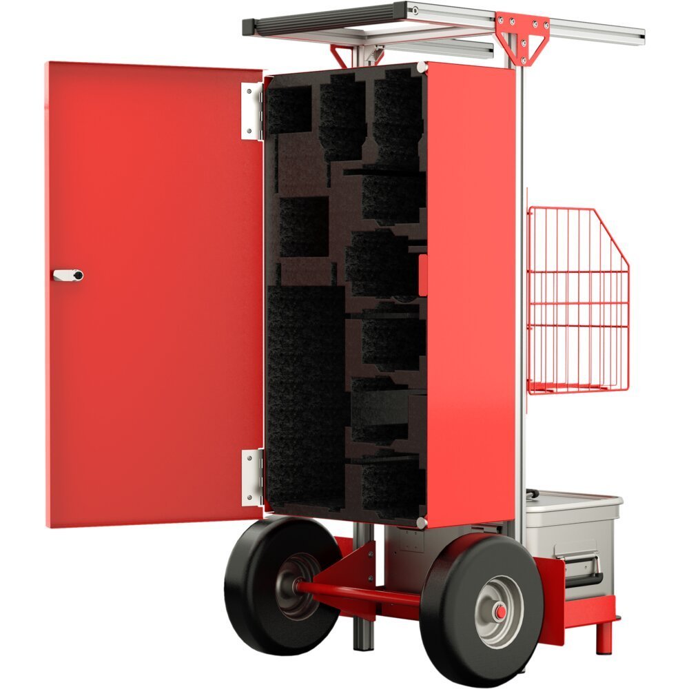 SafeCaddy® "Mobile Brandmeldeanlage" ohne Beladung Produktbild img3 L