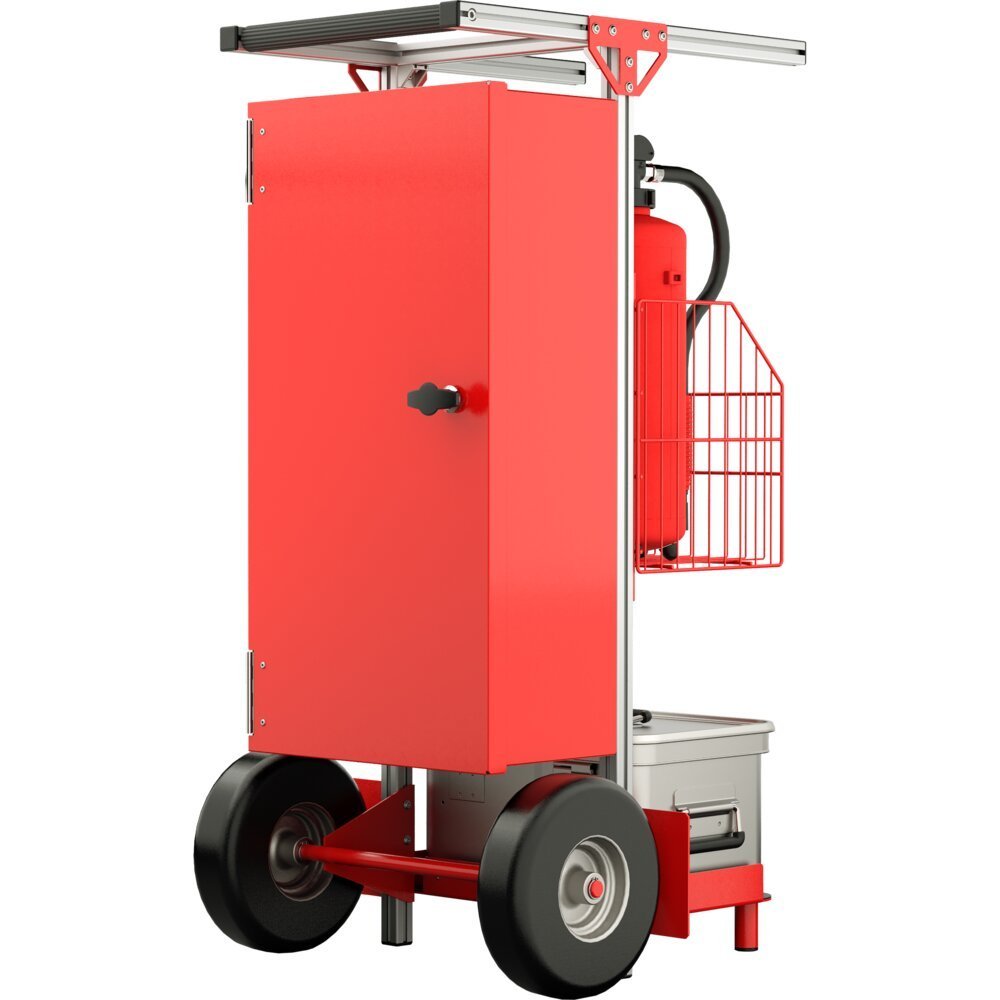 MUNK SafeCaddy® "Mobile Brandmeldeanlage" mit Beladung Produktbild img2 L