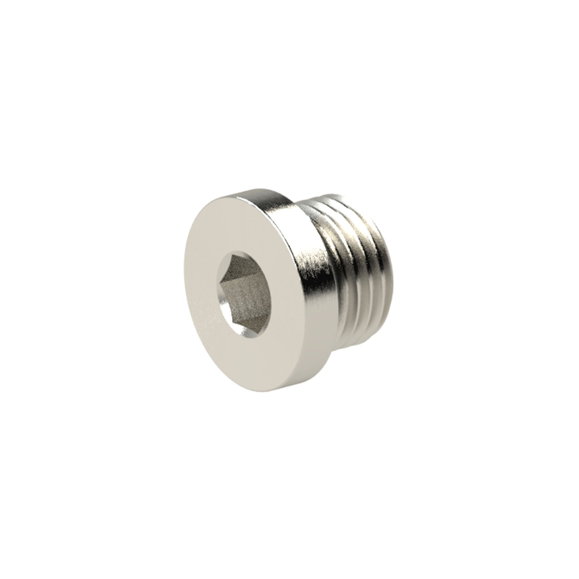 RIEGLER Verschlussstopfen, O-Ring »value line«, G 1/2, Messing vernickelt Produktbild img1 L