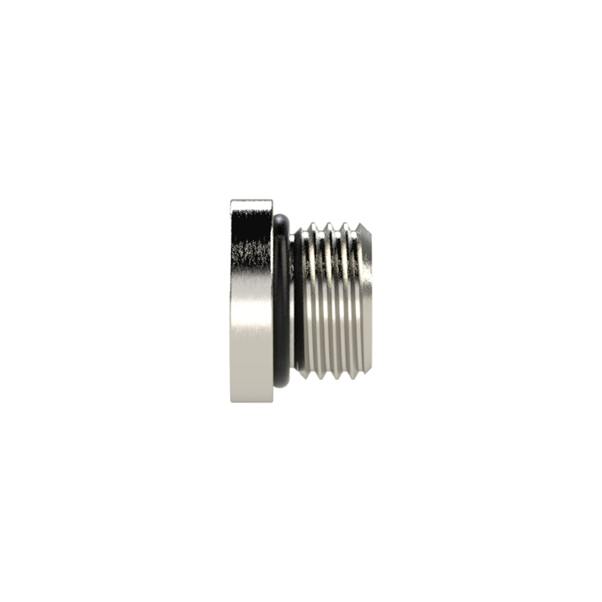RIEGLER Verschlussstopfen, O-Ring »value line«, G 1/2, Messing vernickelt Produktbild img5 L