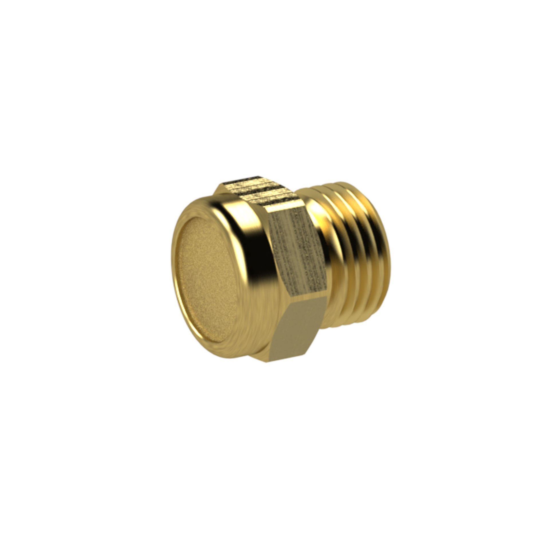 RIEGLER Sinterbronce-Schalldämpfer »value line« flache Ausführung, G 1/8 Produktbild img1 L
