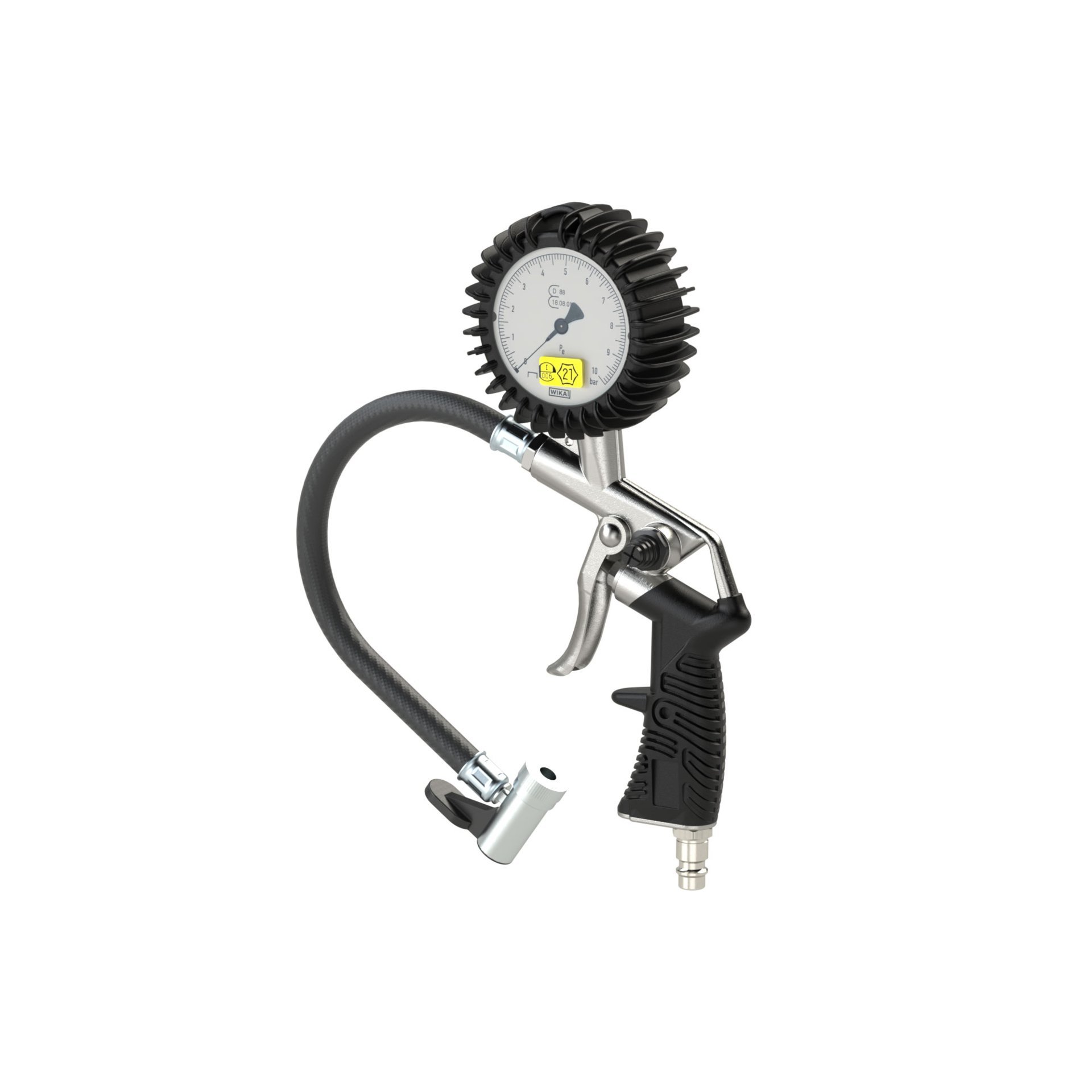 RIEGLER Standard-Handreifenfüllmesser HS, Mano Ø 63 mm, geeicht, 0-10 bar Produktbild img1 L