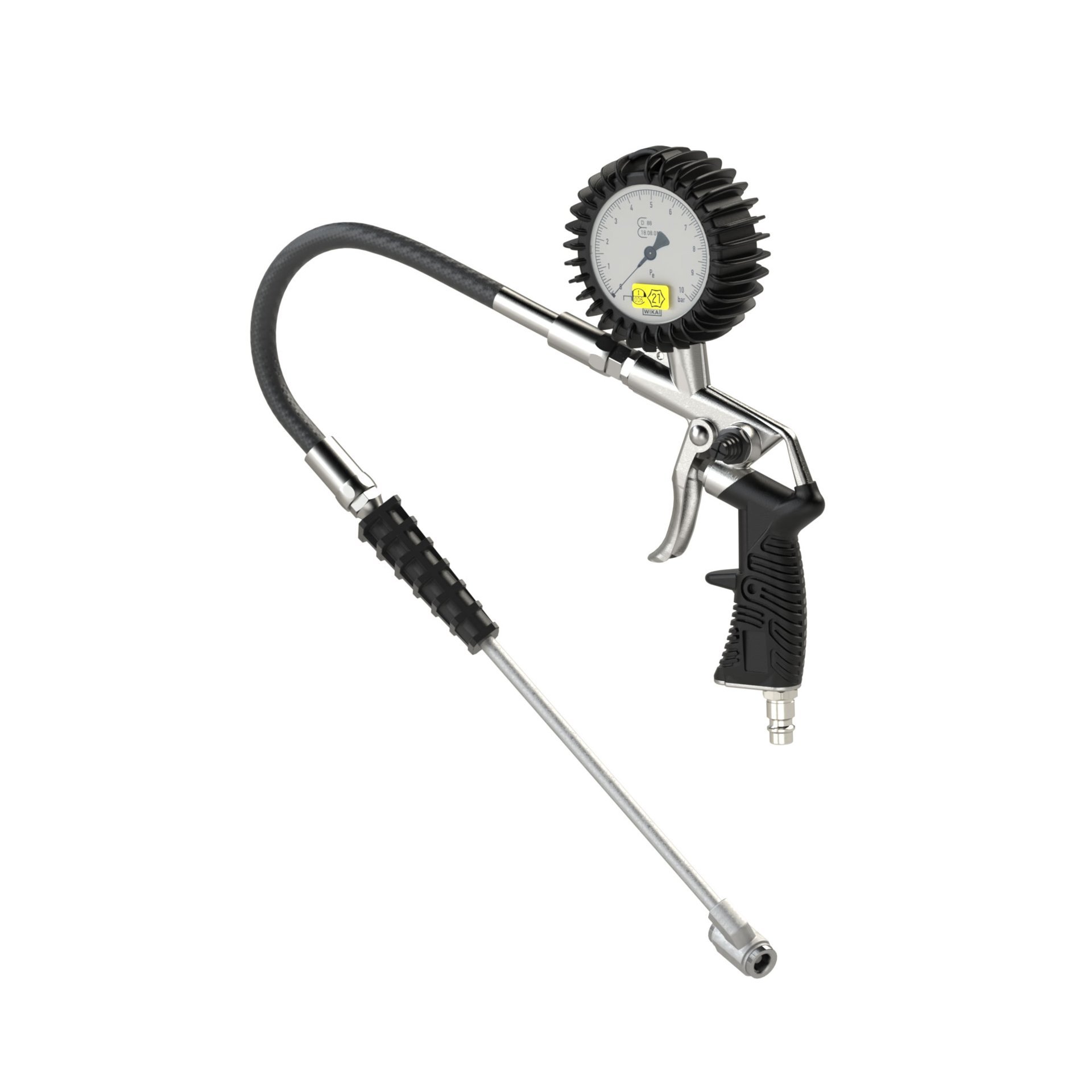 RIEGLER Standard-Handreifenfüllmesser TS, Mano Ø 63 mm, geeicht, 0-10 bar Produktbild img1 L