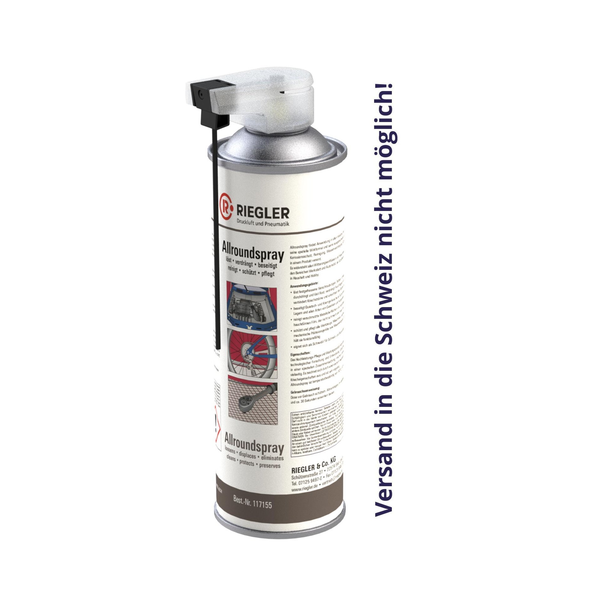 RIEGLER Allroundspray, ohne PTFE, Multidüse, 500 ml Produktbild img1 L