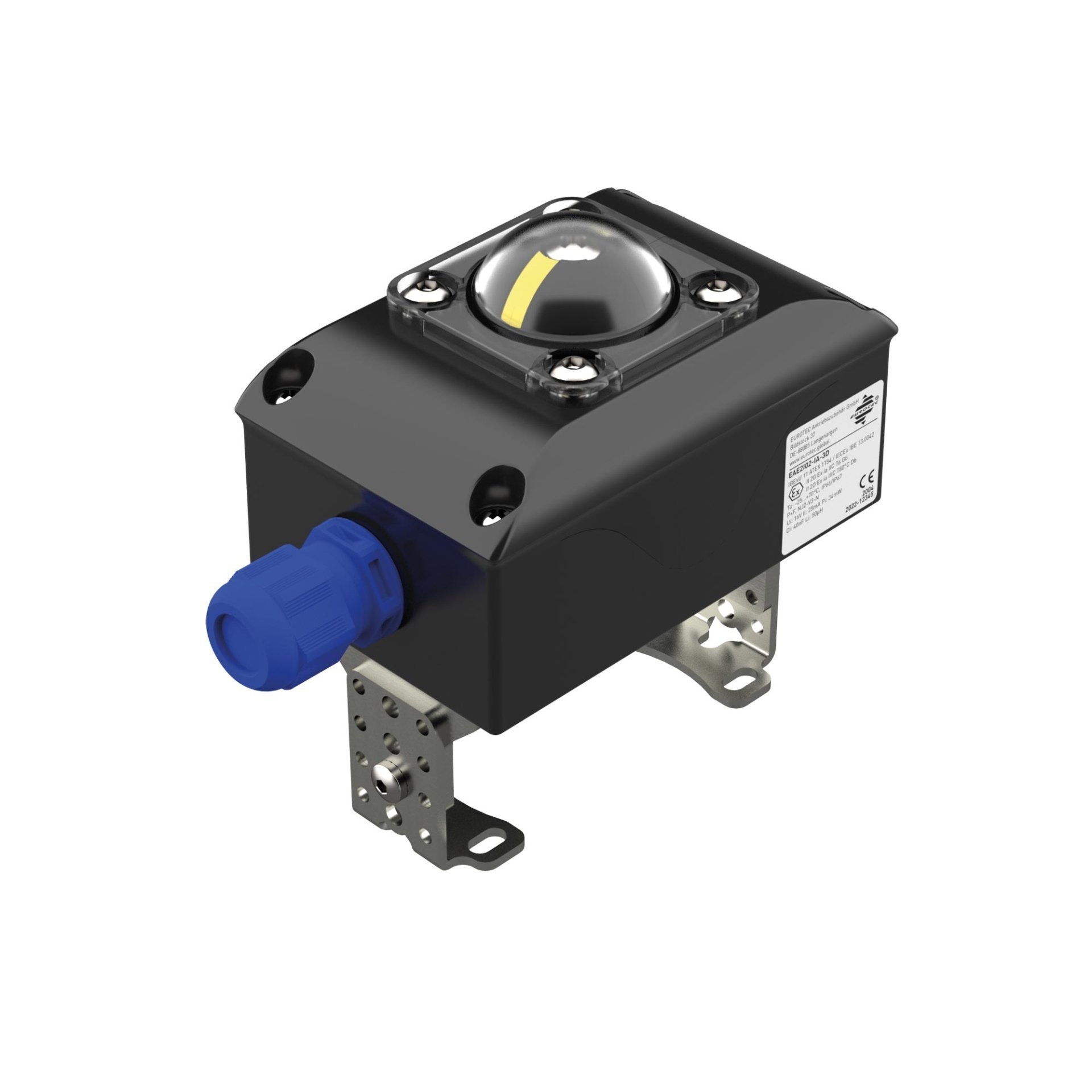 RIEGLER Endlagen-Rückmeldung Aluminium, Induktivsensor, ATEX, 8,2V DC Produktbild img1 L