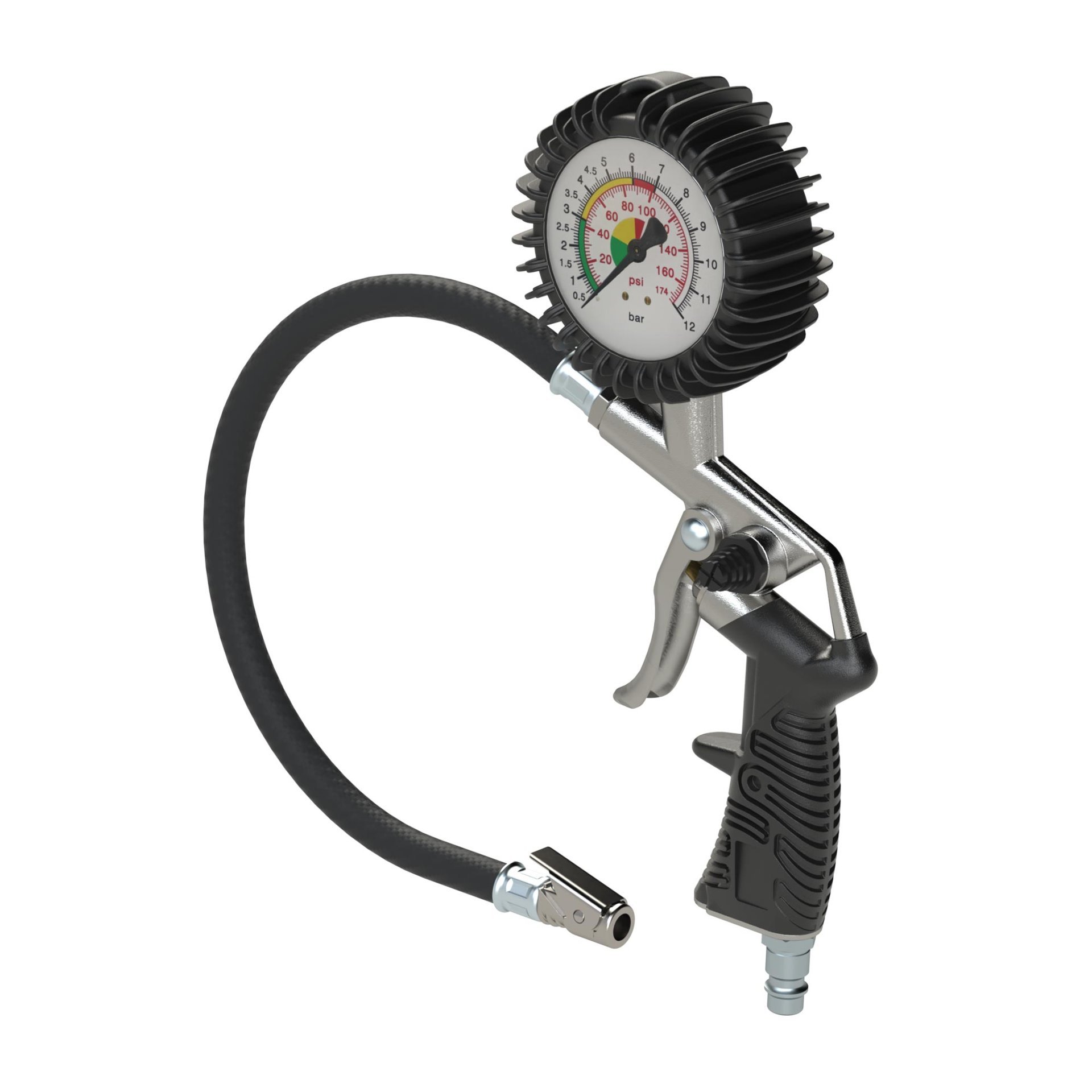 RIEGLER Standard-Handreifenfüllmesser MS, starr, Mano Ø 63 mm, ungeei., 0-12 bar Produktbild img1 L
