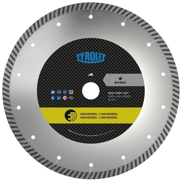 BASIC DCU-FAST CUT Trockenschnitt-Sägeblätter für universelle Baumaterialien Produktbild img1 L