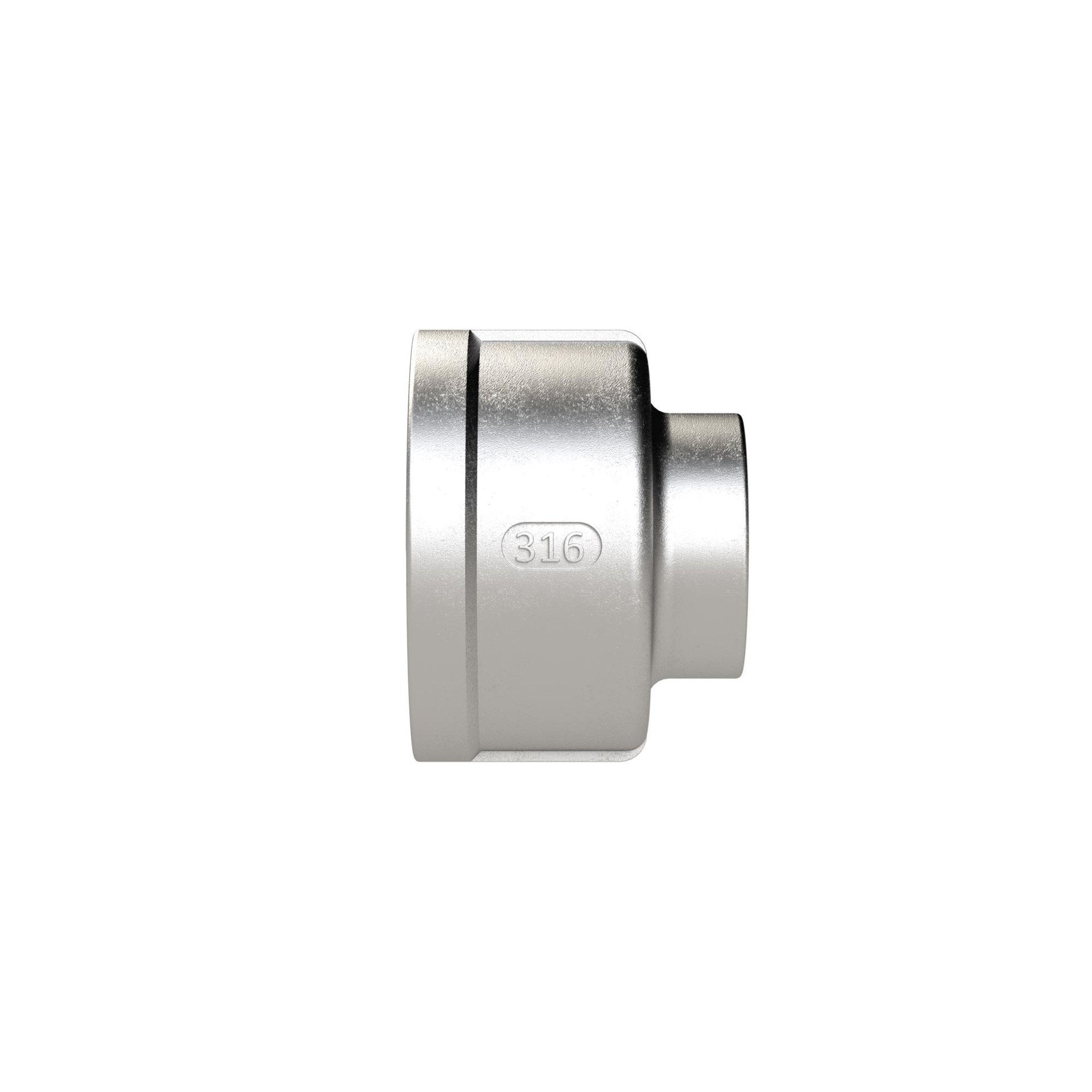 RIEGLER Reduziermuffe rund, G 3/8 IG, G 1/4 IG, ES 1.4408 Produktbild img3 L