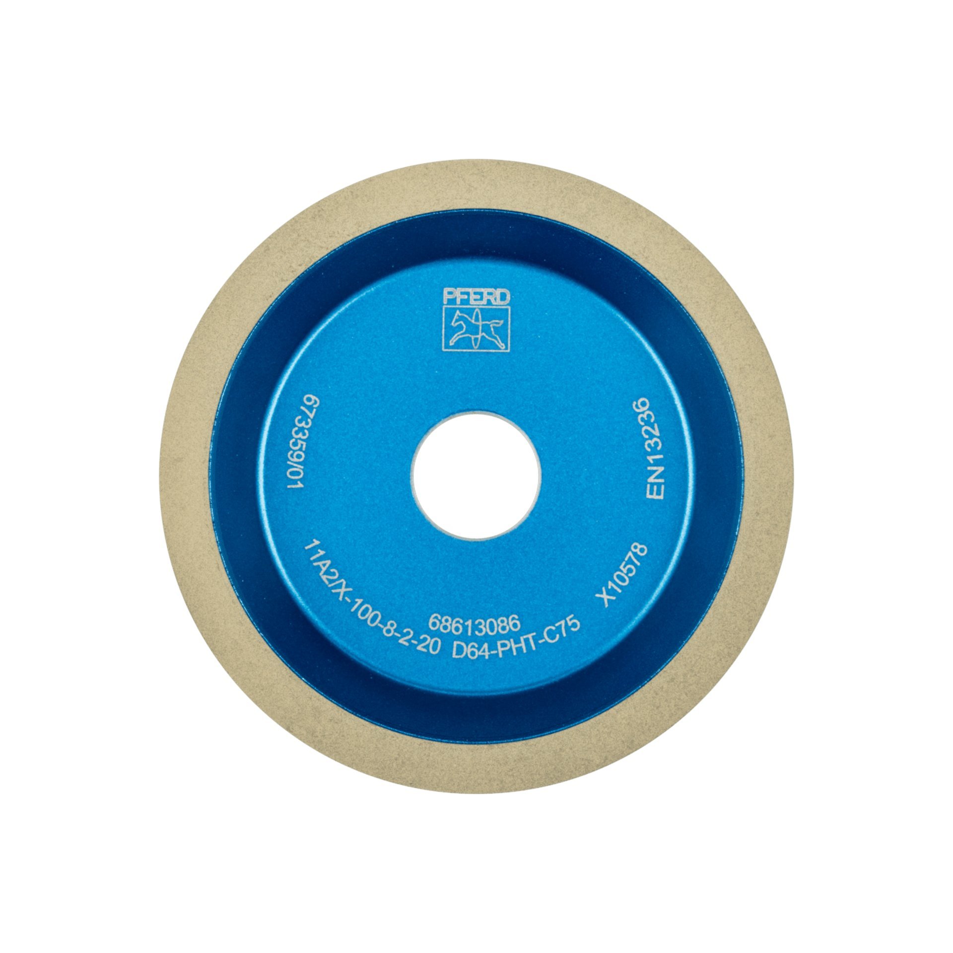 PFERD TOOLS Diamant-Schleifscheibe Kunstharz 11A2/60° PHT 125 mm D64 (fein) Trockenschliff Produktbild img1 L