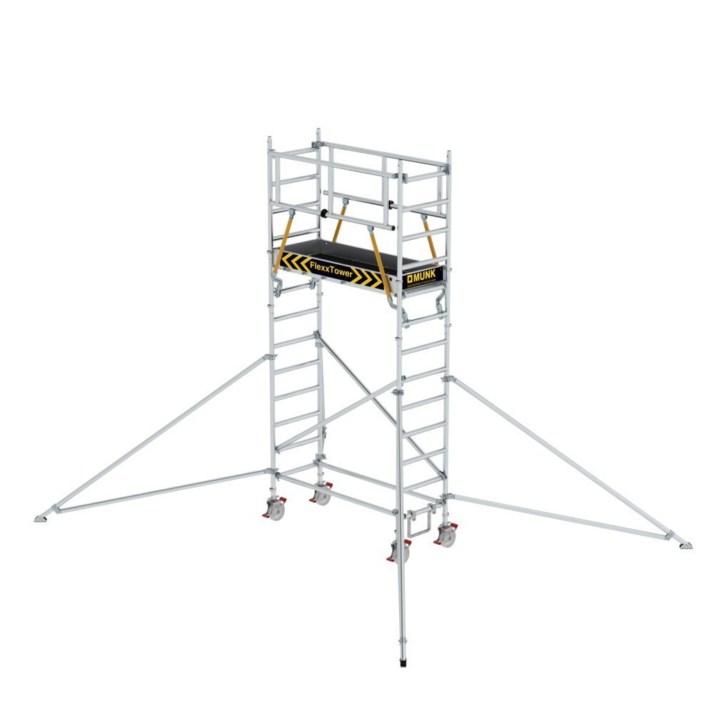 MUNK FlexxTower SGX ergo mit vorlaufendem Geländer Plattformhöhe 3,07 m Produktbild img1 L