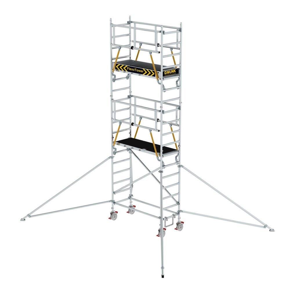 MUNK FlexxTower SGX ergo mit vorlaufendem Geländer Plattformhöhe 4,47 m Produktbild img1 L