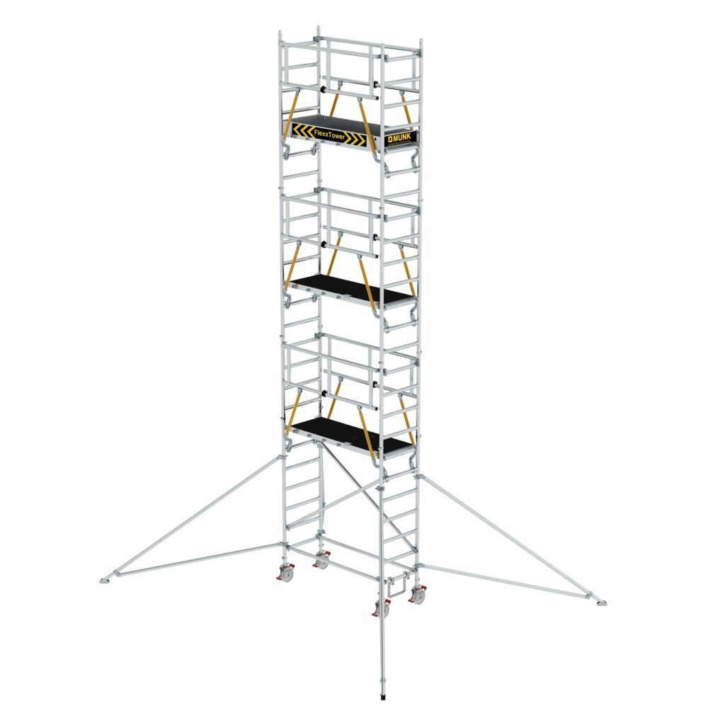 MUNK FlexxTower SGX ergo mit vorlaufendem Geländer Plattformhöhe 6,43 m Produktbild img1 L