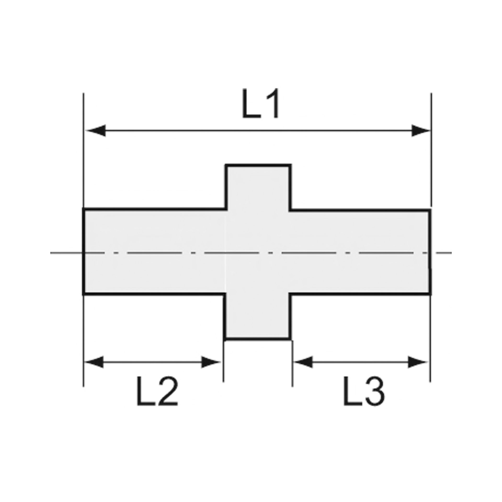 Doppelgewindenippel, R 3/8 a., R 1/2 a., SW 22, Edelstahl 1.4571 Produktbild img2 L
