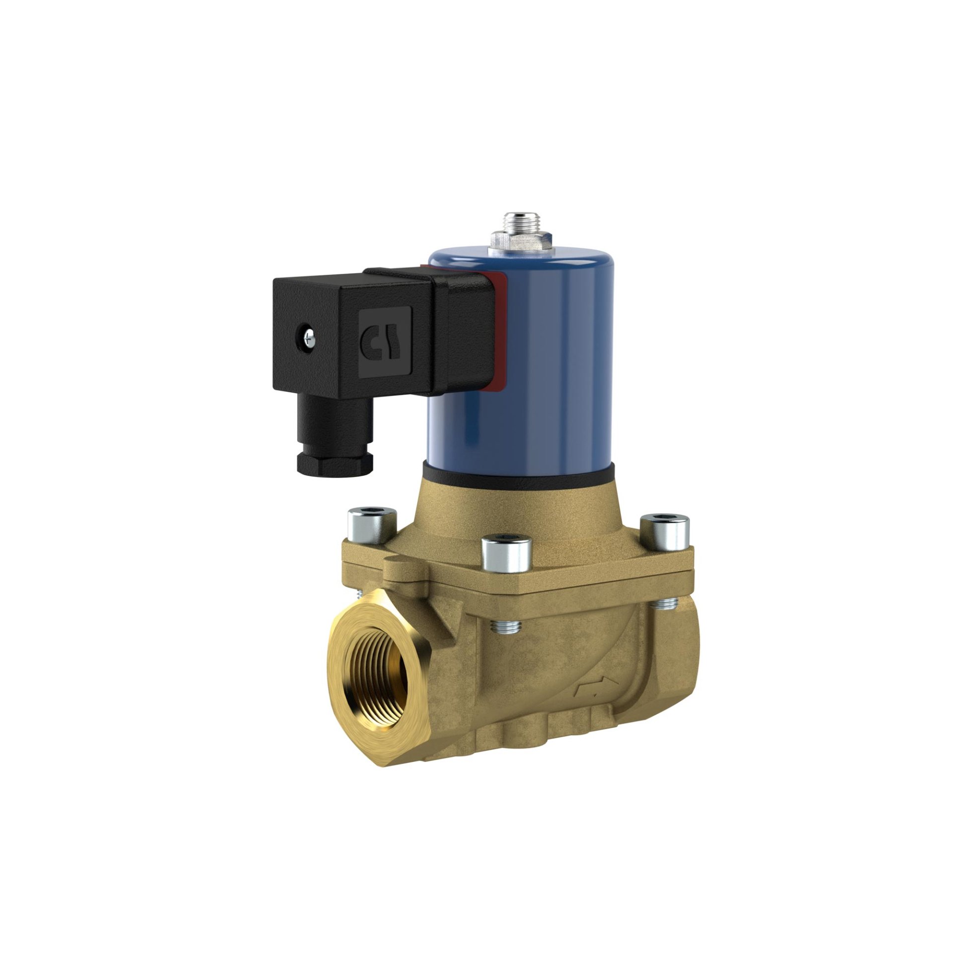 2/2 MV, NC, MS, G 1 1/4, DN32, PN 0-12, FPM, zwangsg., 12V DC Produktbild img1 L