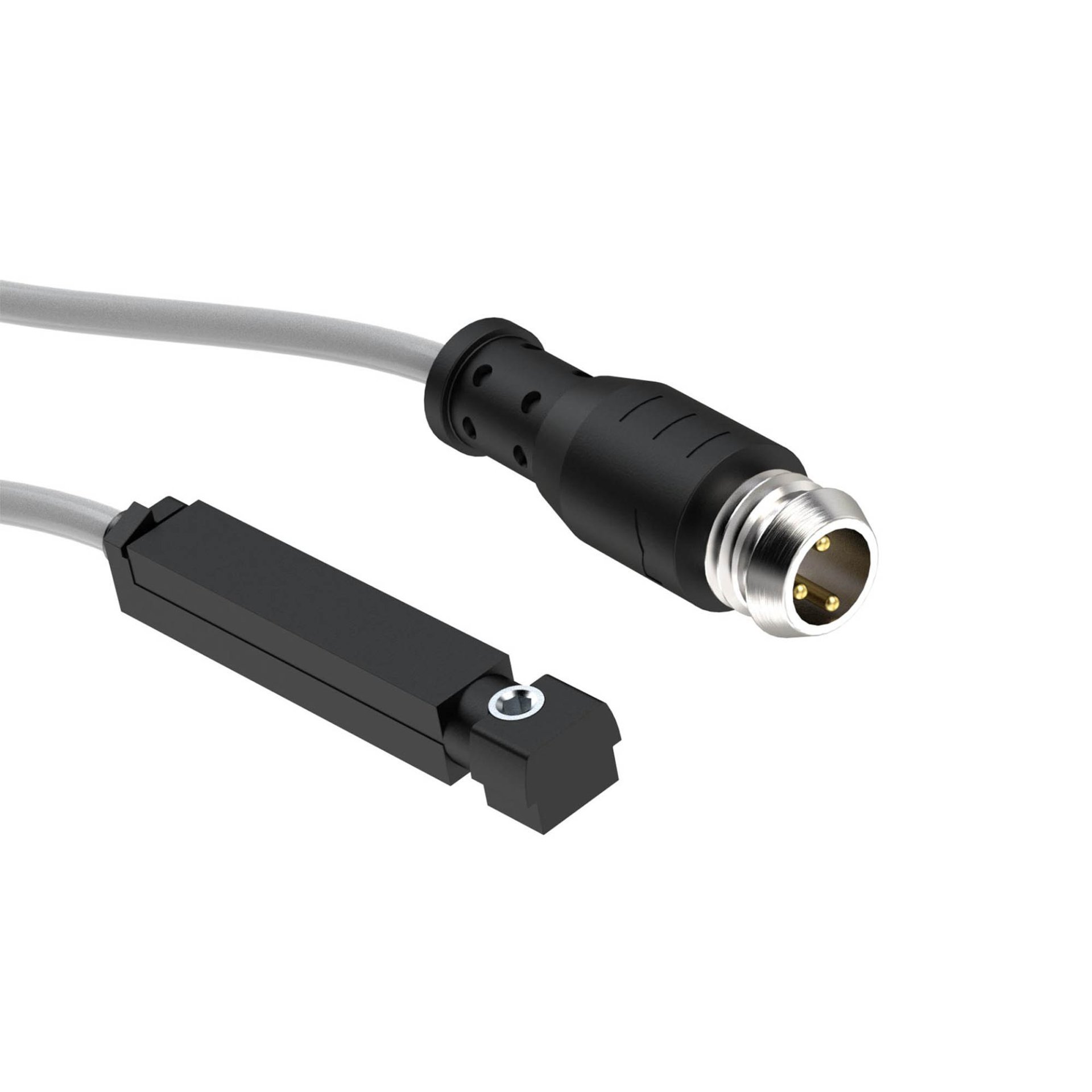 RIEGLER HALL-Sensor, 3-Draht, M8-Stecker, 10-30V DC, 4W, NO, PNP,LED Produktbild img1 L
