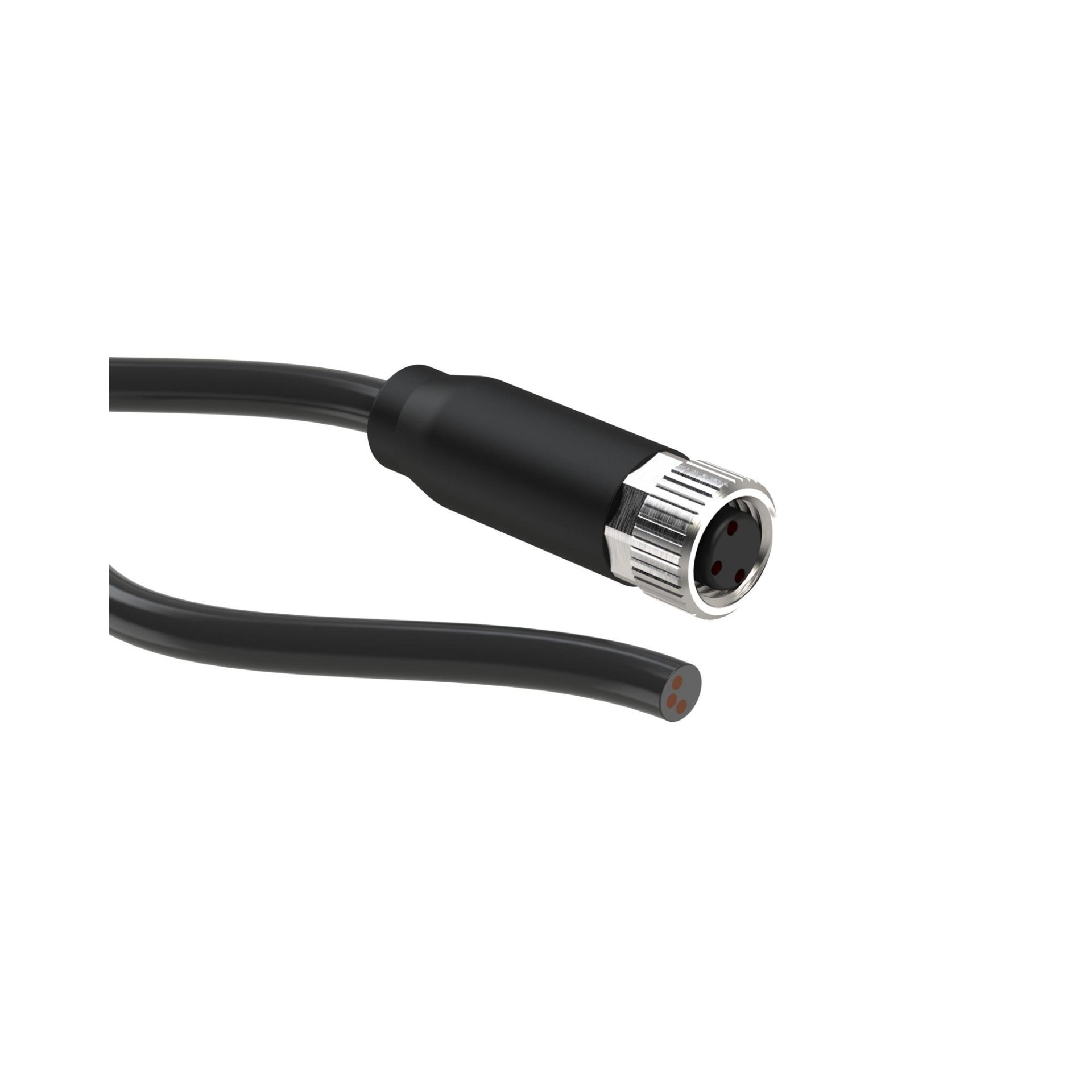 RIEGLER Sensorkabel mit M8-Stecker, geradlinig, 5m, PVC Produktbild img1 L