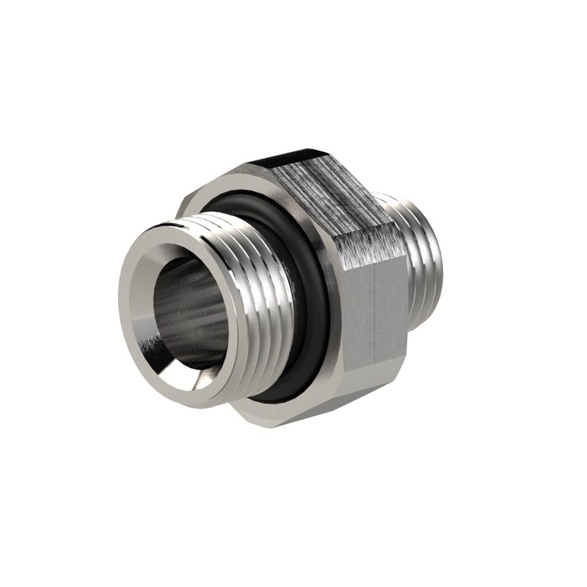 RIEGLER Doppelgewindenippel »NonPlusUltra«, reduziert , G1/4, G1/8, VPE10 Produktbild img1 L