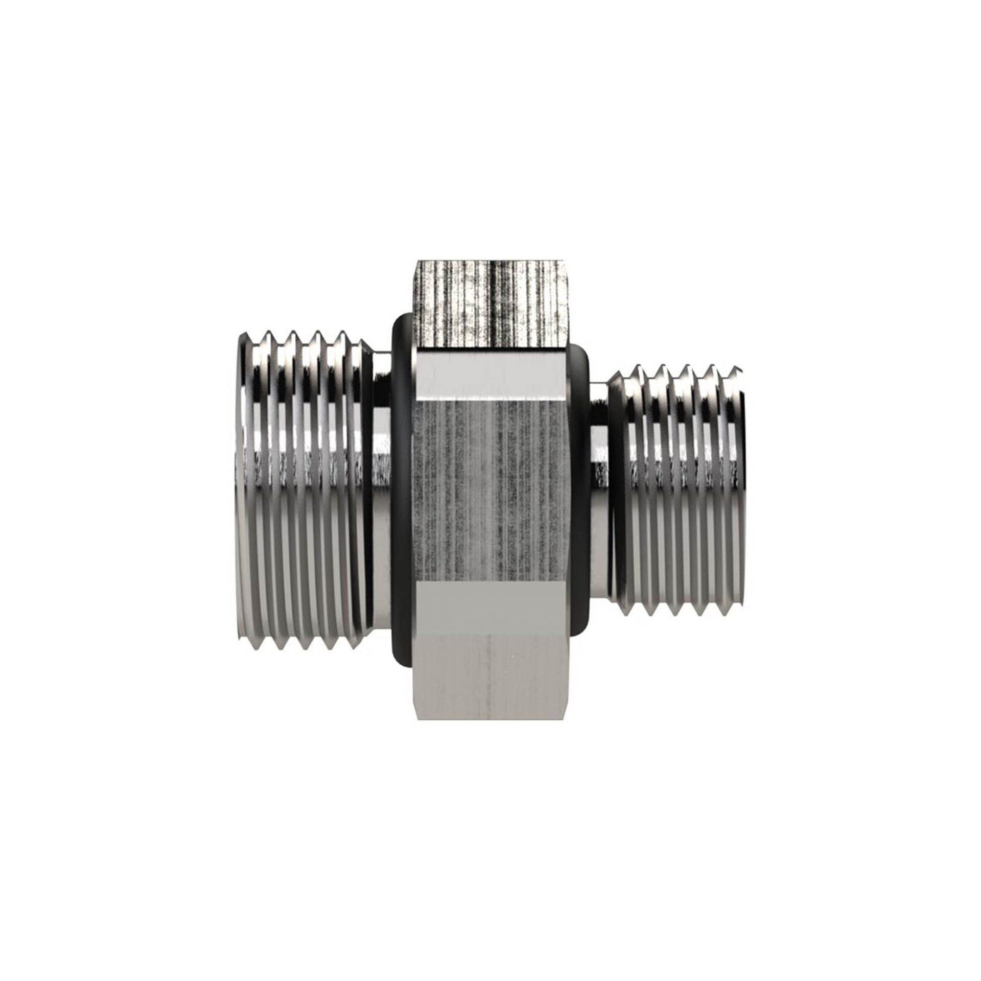 RIEGLER Doppelgewindenippel »NonPlusUltra«, reduziert , G1/4, G1/8, VPE10 Produktbild img4 L