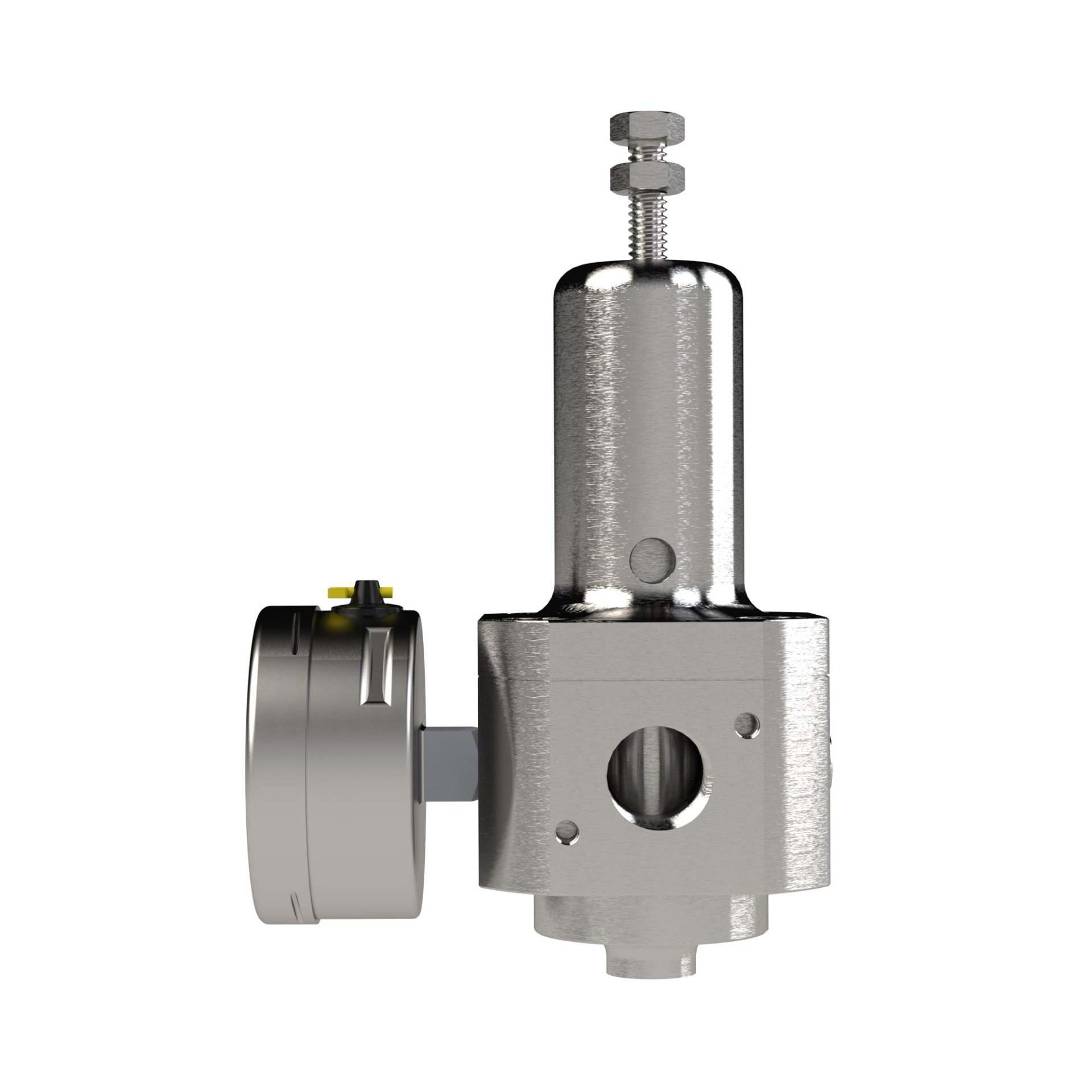 Edelstahl-Druckregler, 1.4404, nicht rückst., G 1/2, 0,5 - 8 bar Produktbild img5 L