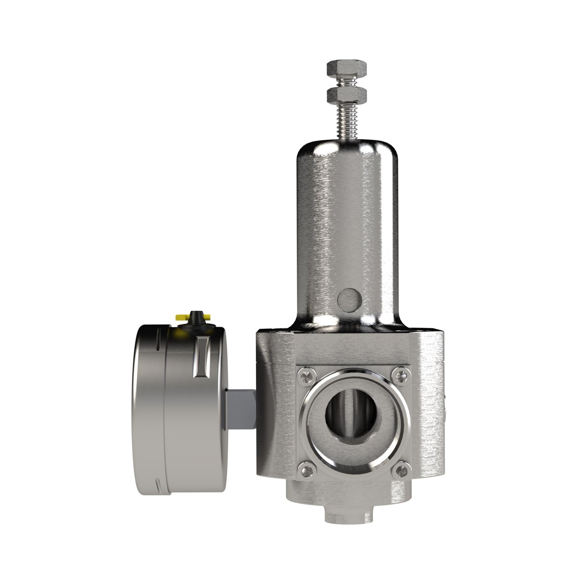 Edelstahl-Druckregler, 1.4404, nicht rückst., G 1, 0,5 - 8 bar Produktbild img5 L