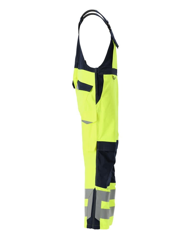 MASCOT® Davos Latzhose Multisafe Größe 90C62, hi-vis gelb/schwarzblau Produktbild img4 L