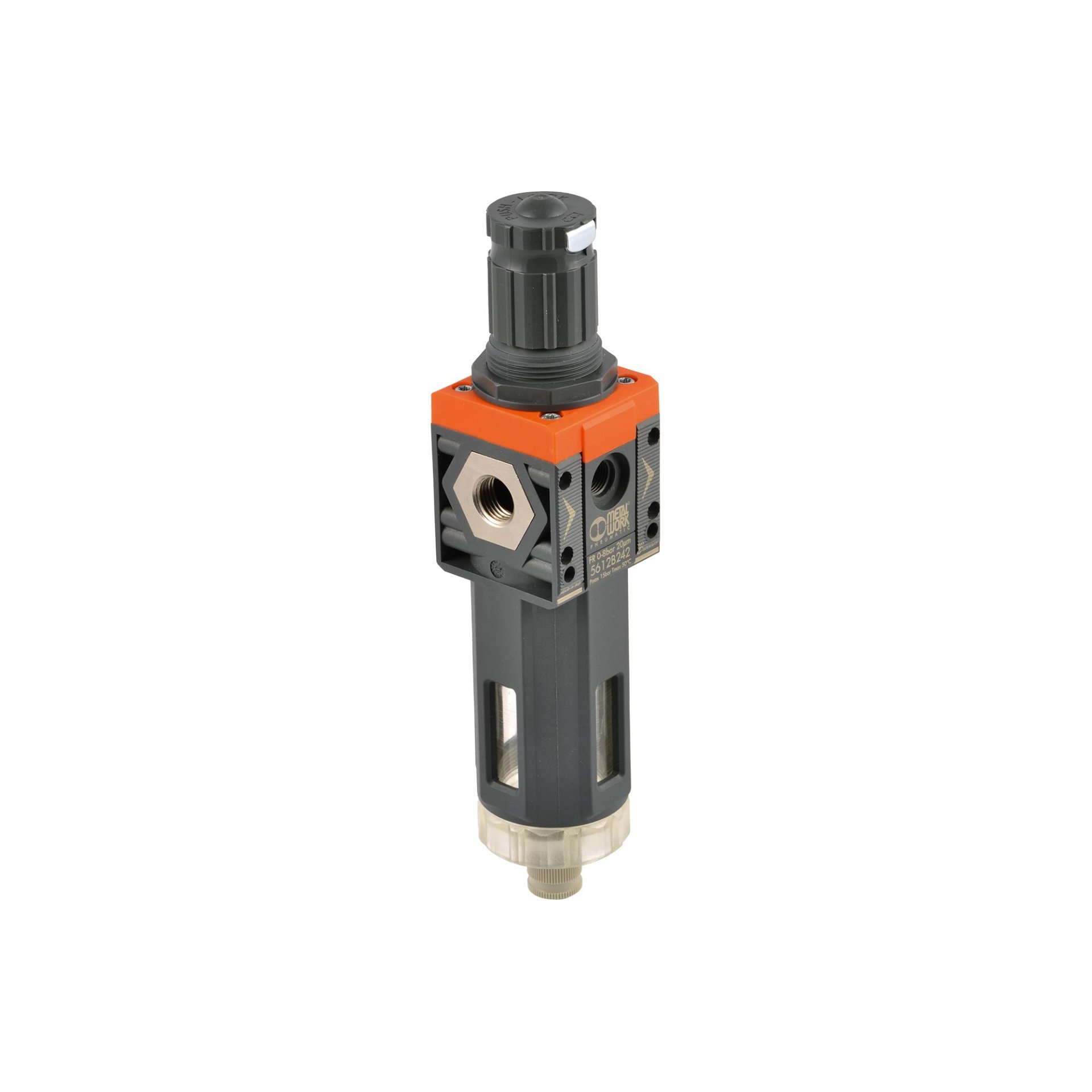 Filterregler »SYNTESI«, BG2, G 1, 20µm, 0…12bar, RMSA, o. Mano. Produktbild img1 L