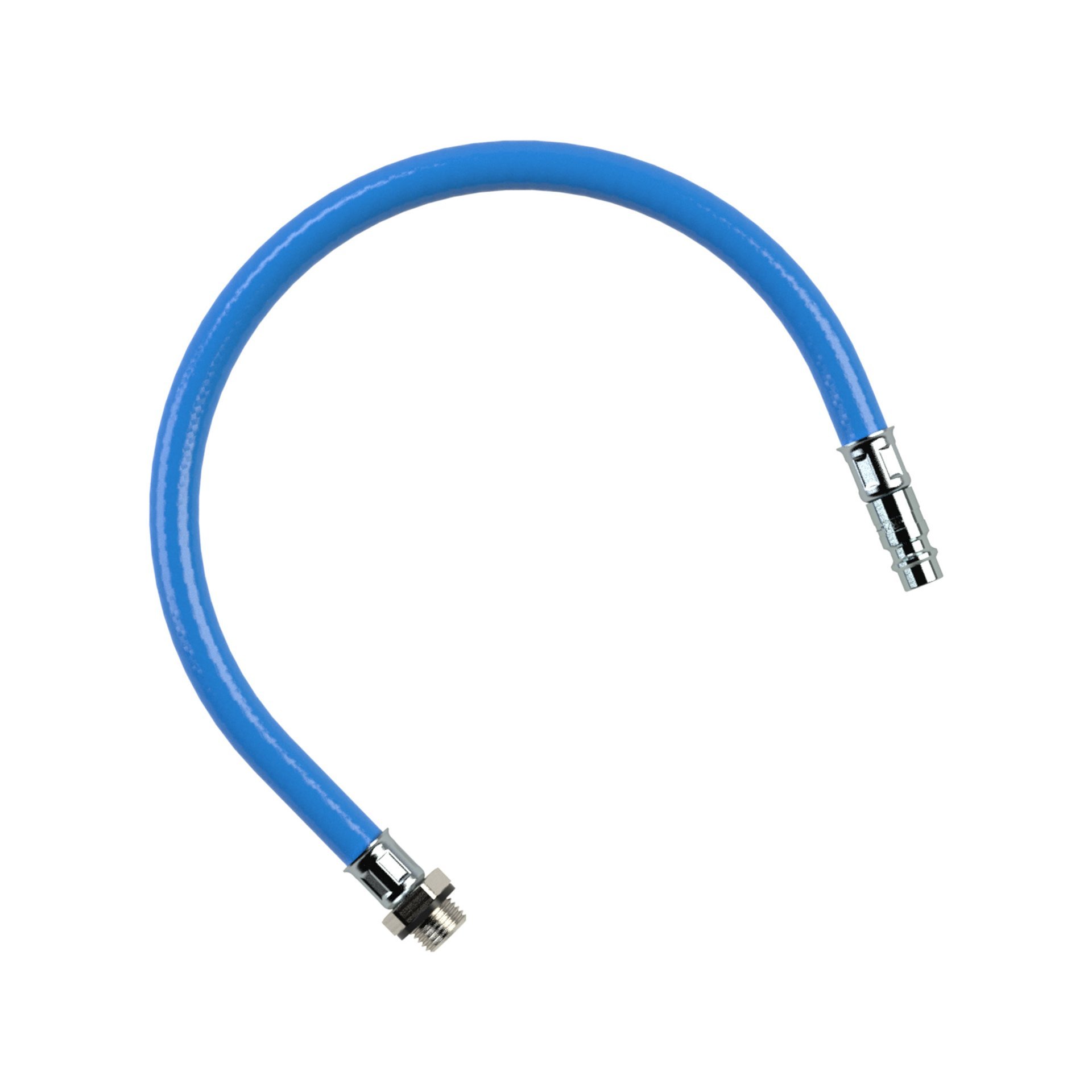 RIEGLER Vibrationsdämpfer mit 300 mm PVC-Schlauch, Nippel NW 8, G 3/8 AG Produktbild img3 L