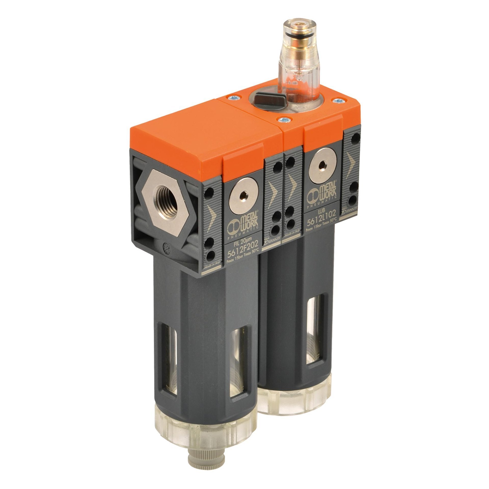 Filter + Öler »SYNTESI«, BG 2, G 3/8, 5 µm, RA vollautomatisch Produktbild img1 L