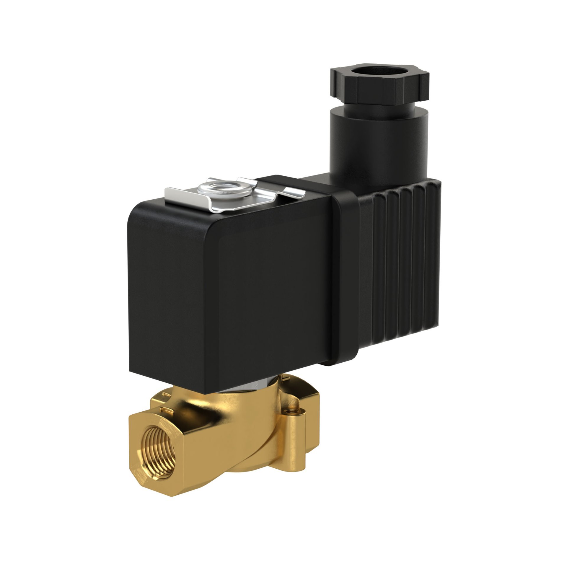 RIEGLER 3/2-Wege-MV, MS, NC, direktg, 24V DC, FPM, G 1/8, PN 0-15bar Produktbild img1 L