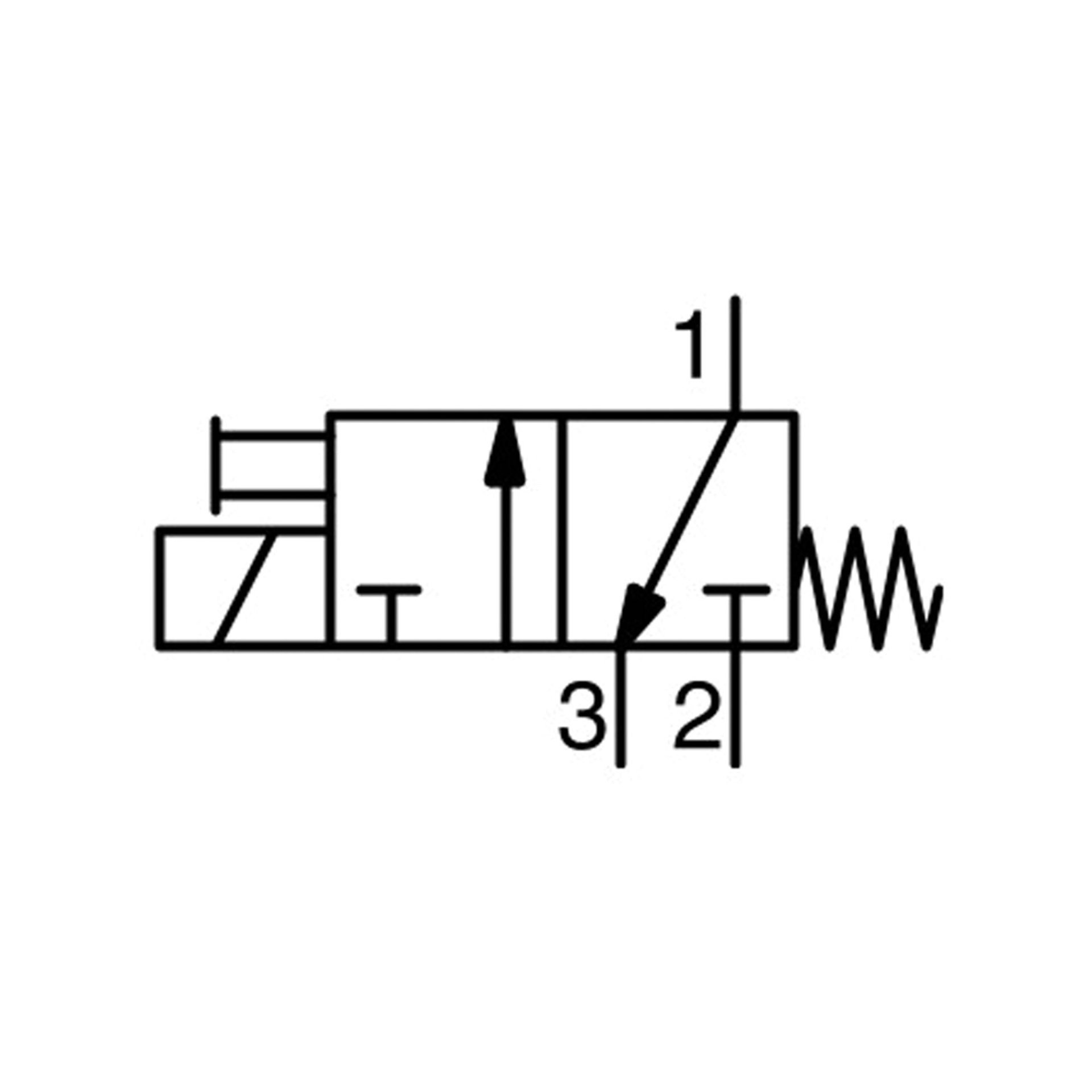 RIEGLER 3/2-Wege-MV, MS, NC, direktg, 24V DC, FPM, G 1/8, PN 0-15bar Produktbild img3 L
