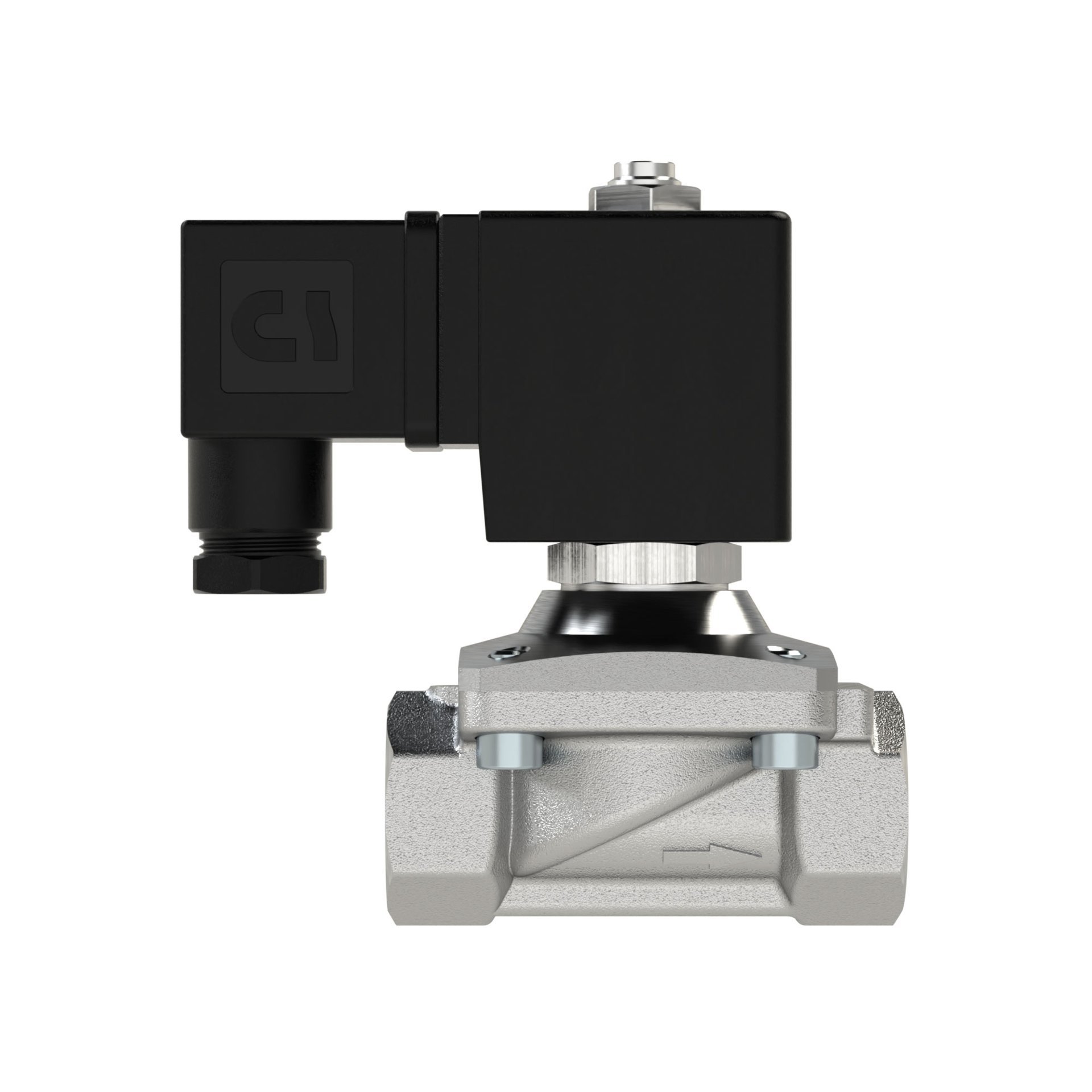 RIEGLER 2/2 MV, NC, ES, G1/2, DN13, PN 0-12, NBR, zwangsgesteuert , 230V AC Produktbild img3 L