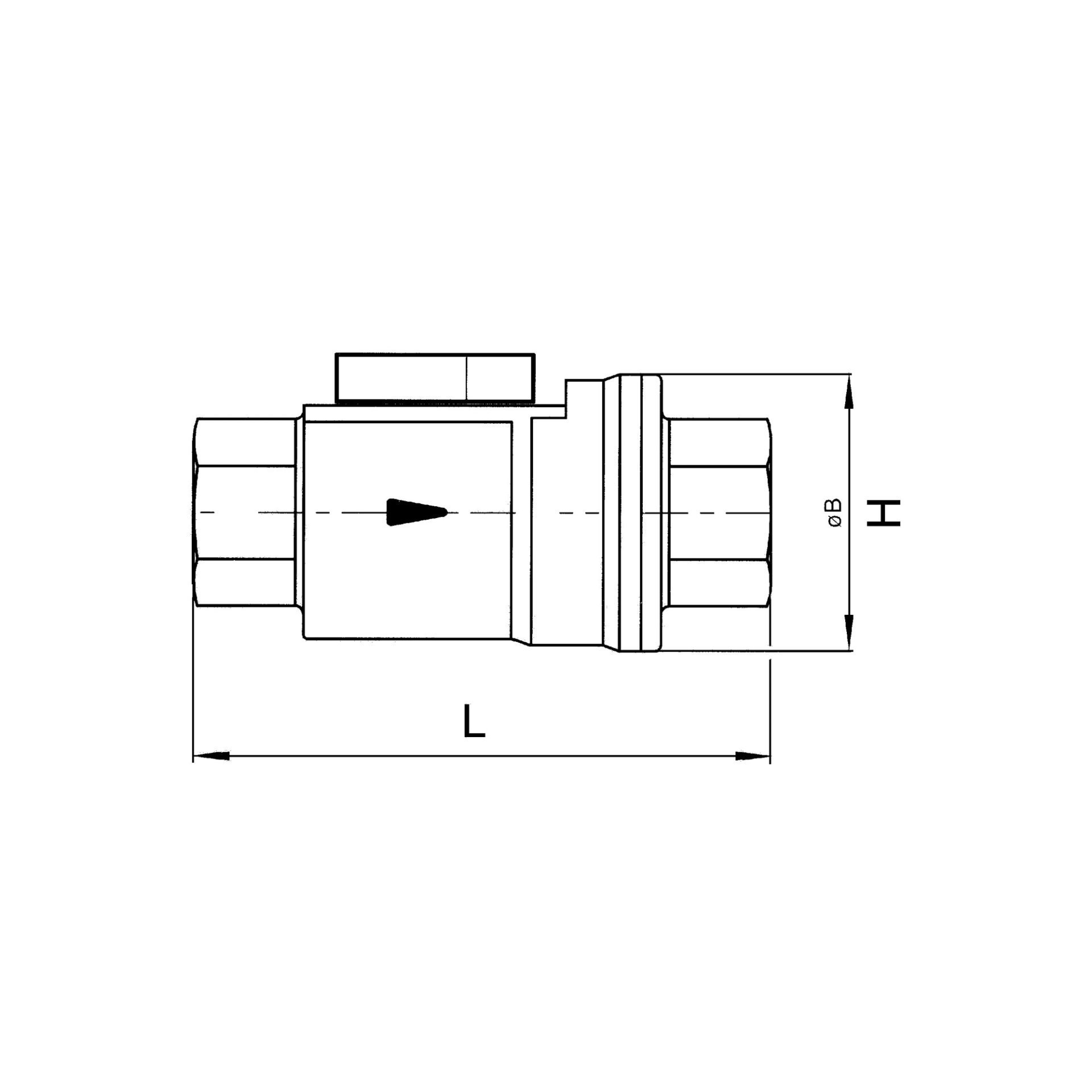 Koaxialventil, pneumat. bet. einfachw. NO, MS vern. FKM, Rp 2 Produktbild img2 L