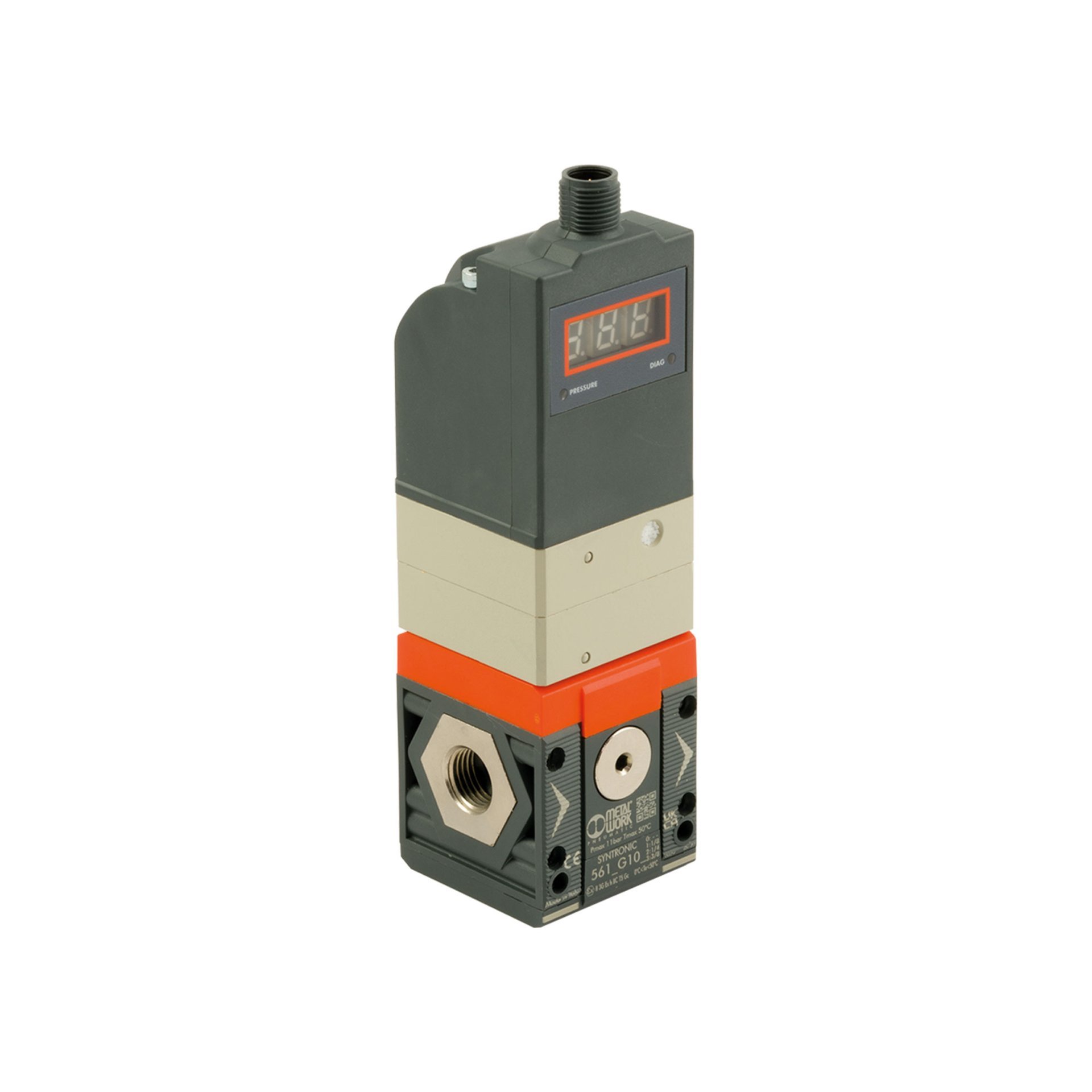 RIEGLER Präz.-Prop.-Druckregler »SYNTRONIC«, BG1, G1/4, Display, 0…10 V Produktbild img1 L
