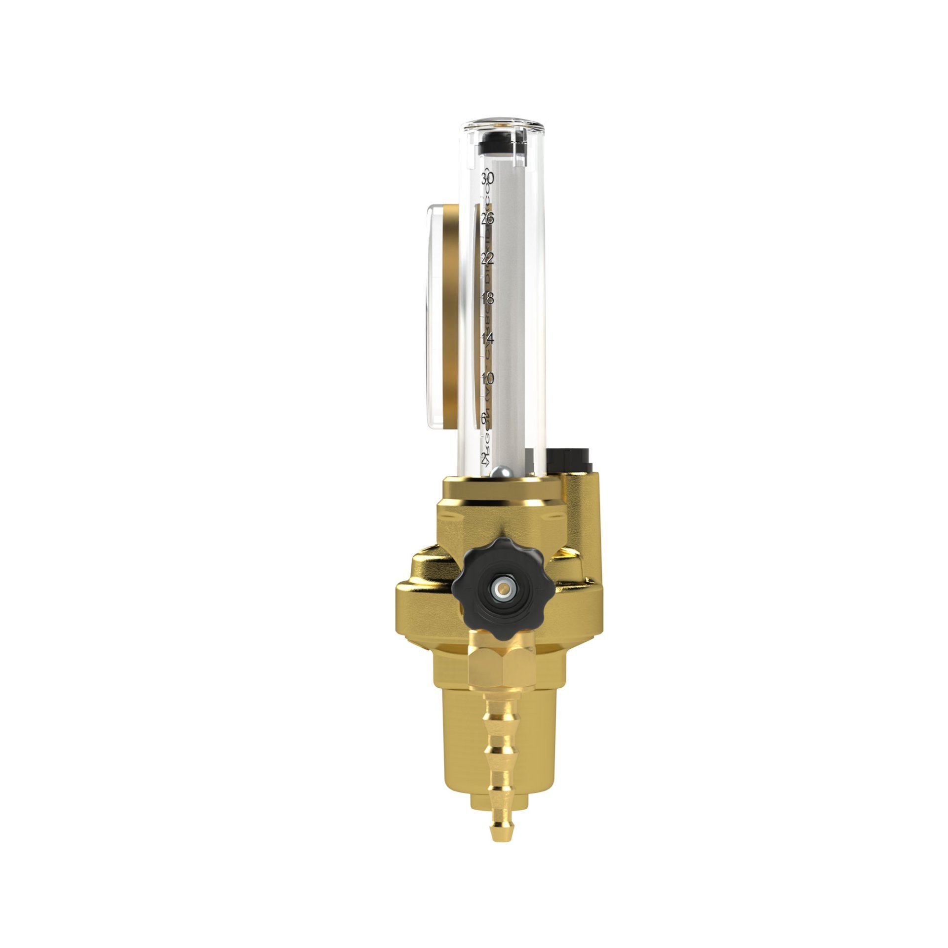 RIEGLER Flaschendruckminderer, 200 bar, CO2/Ar, Mengenmesser 0 - 30 l/min Produktbild img3 L