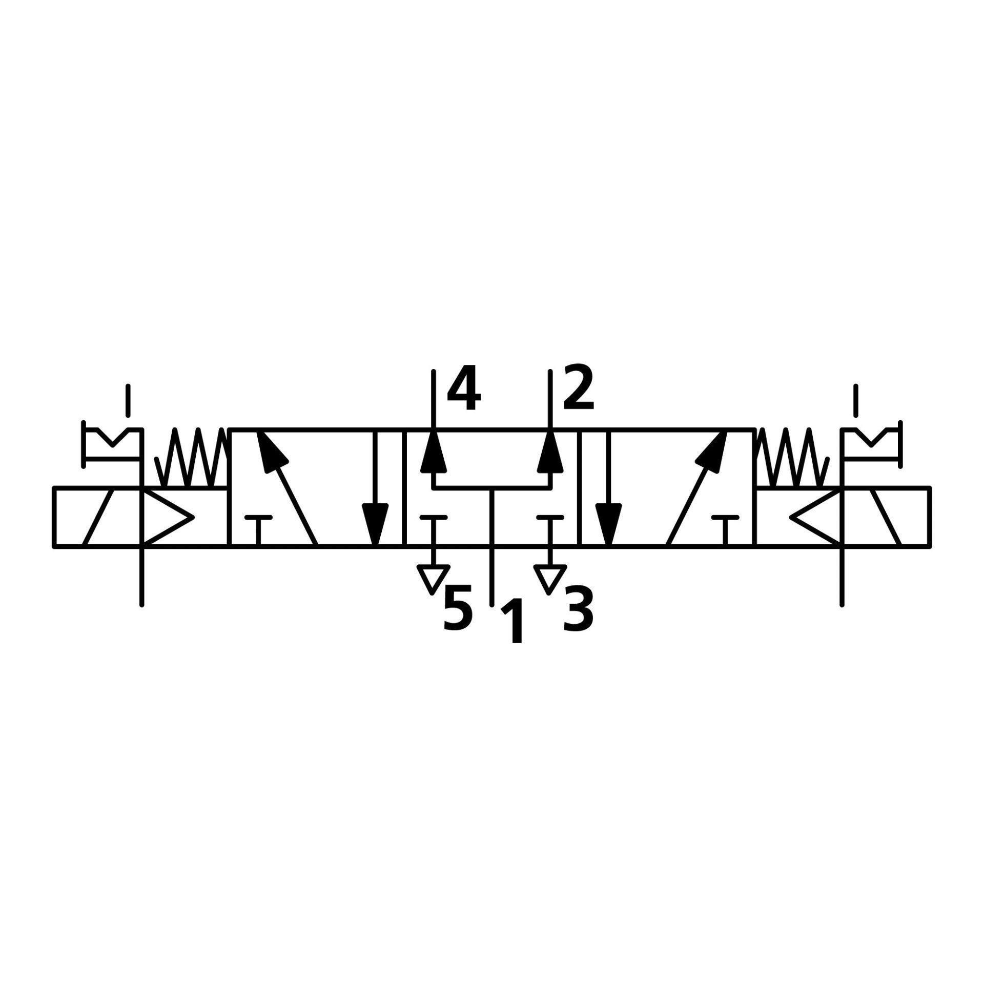 5/3-Wegeventil, elpn, ext. Steuerl., Mitte belüft., G 1/2, 230VAC Produktbild img2 L