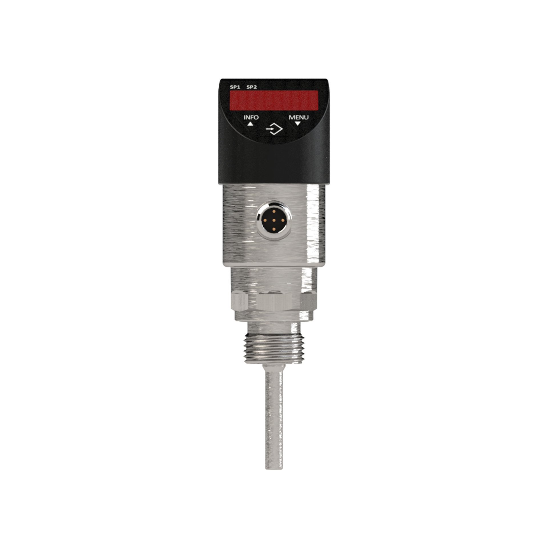RIEGLER Elektronischer Temperaturschalter, TSD-30, PNP, 5-polig, 50 mm Produktbild img4 L
