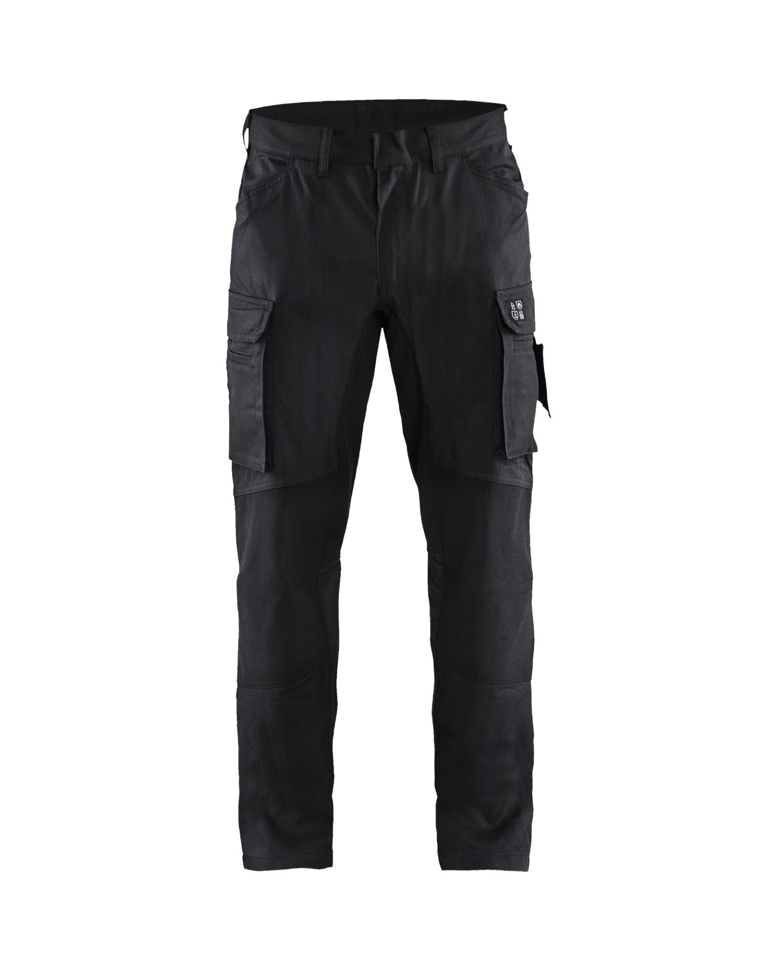 Flammschutz Arbeitshose inhärent mit Stretch Schwarz C64 Produktbild img1 L