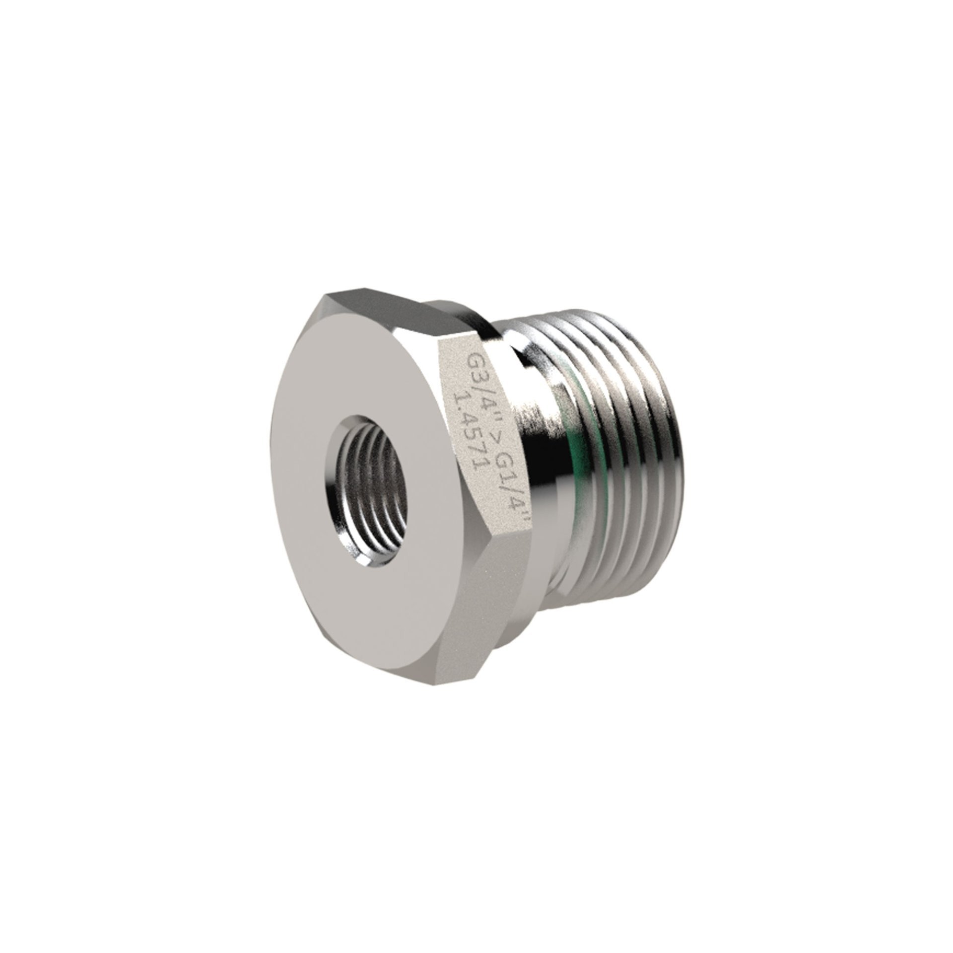 RIEGLER Kurze Wechselreduzierung, G 1 a. G 1/2 i., ES 1.4571, FKM Produktbild img1 L