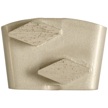 Tyrolit FGC Diamant-Schleifschuh mit metallgebundenen Segmenten für den Grobschliff auf hartem Beton | Segmentform: Rhomboid waagrecht Produktbild img1 L
