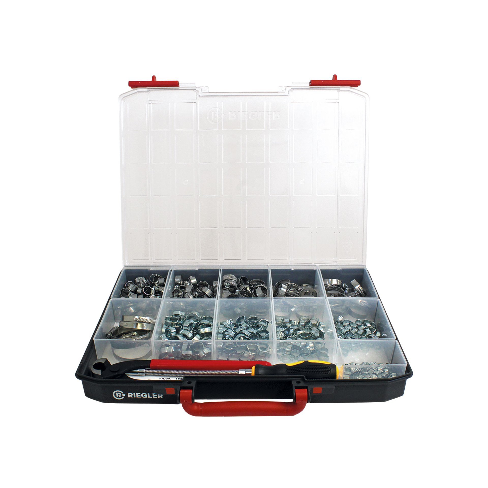 RIEGLER Sortimentsbox, Schlauchschellen Produktbild img1 L