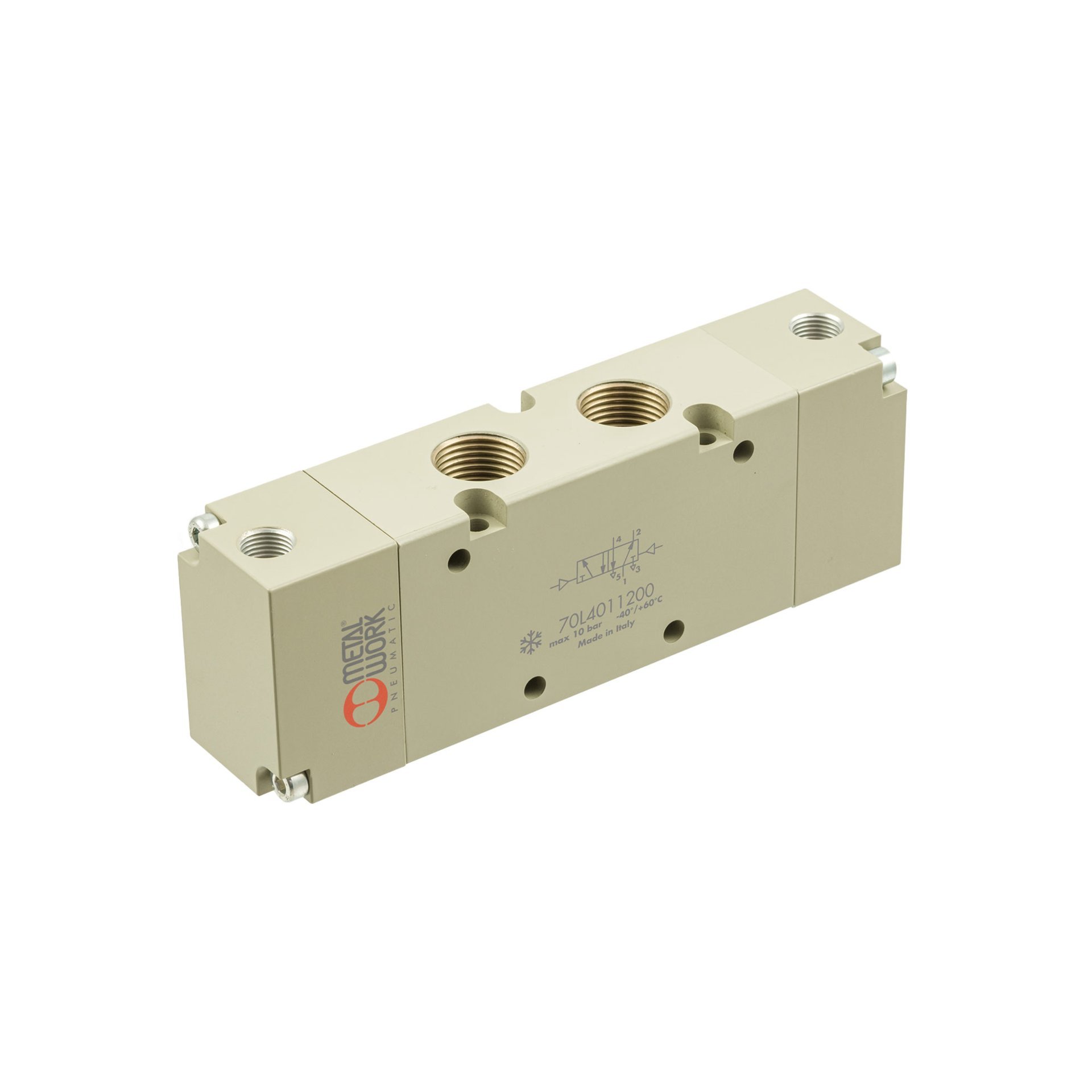 RIEGLER 5/2-Wegeventil Tieftemp., pneumatisch, bistabil, Anschluss G 3/8 Produktbild img1 L