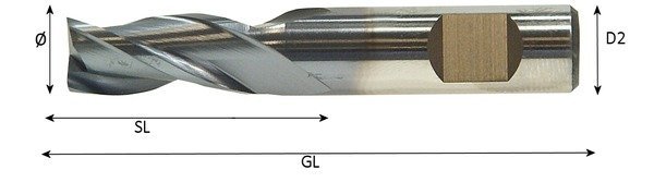 SIMETA Minischaftfräser Durchmesser:7,50 Produktbild img1 L