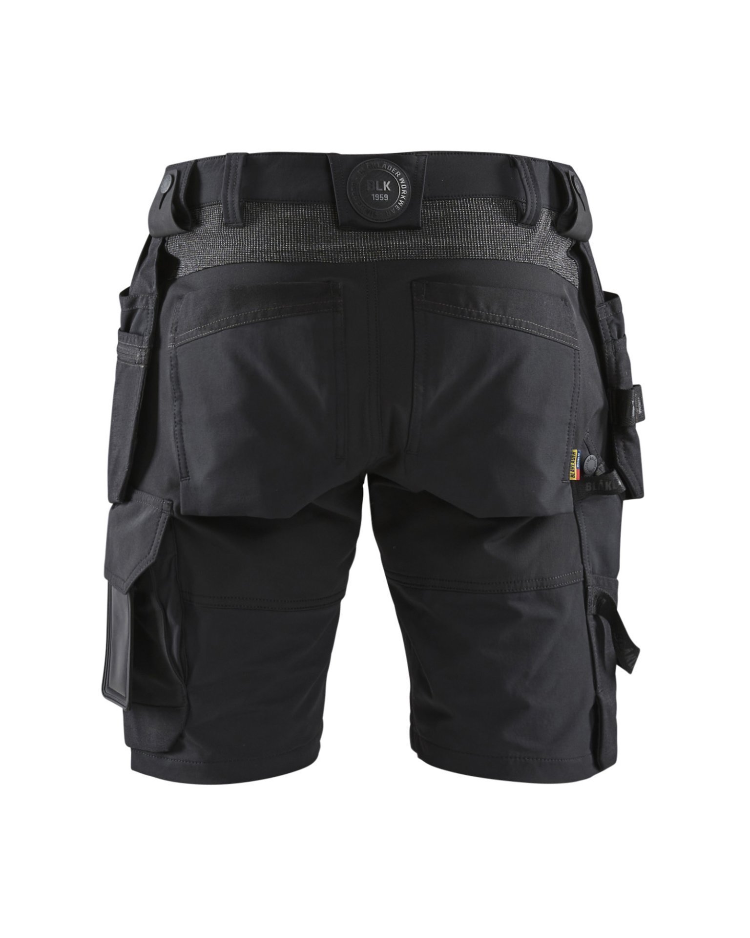 Handwerker Shorts 4-Wege-Stretch Schwarz/Dunkelgrau C48 Produktbild img2 L