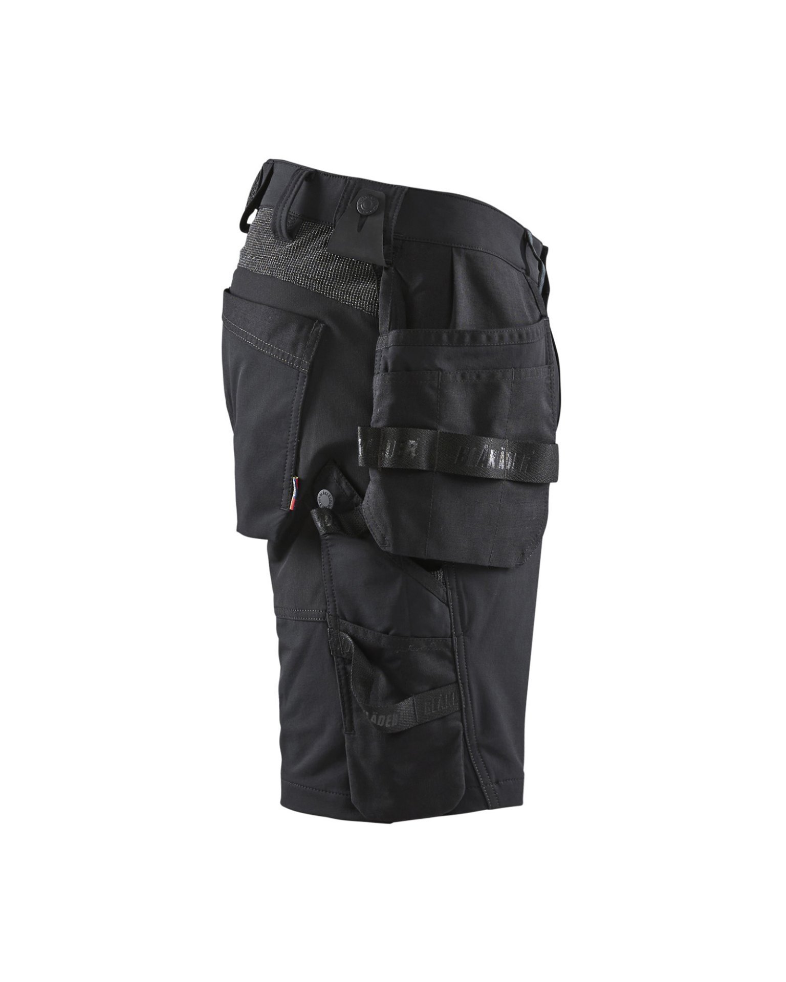 Handwerker Shorts 4-Wege-Stretch Schwarz/Dunkelgrau C48 Produktbild img3 L