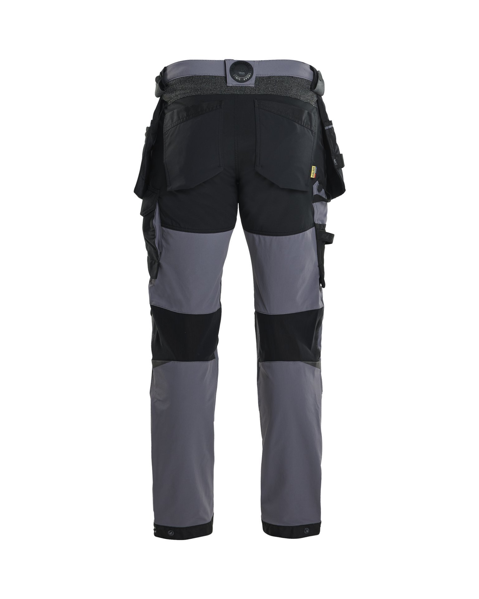Handwerker Arbeitshose 4-Wege-Stretch Mittelgrau/Schwarz D31 Produktbild img2 L